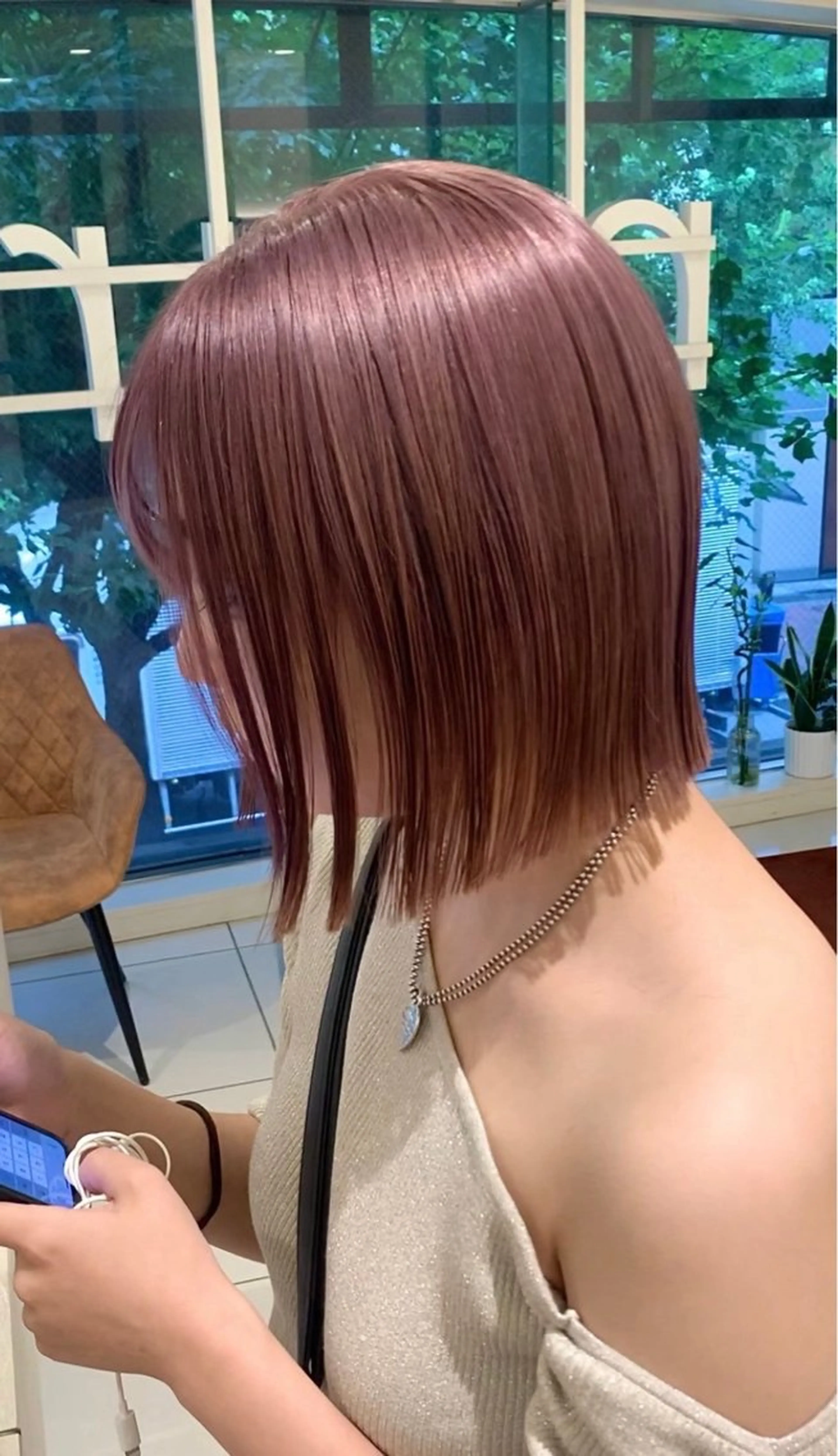 カラー wistell所属・🎀ハイトーン🎀 🩶艶髪🩶YUNAのヘアスタイル