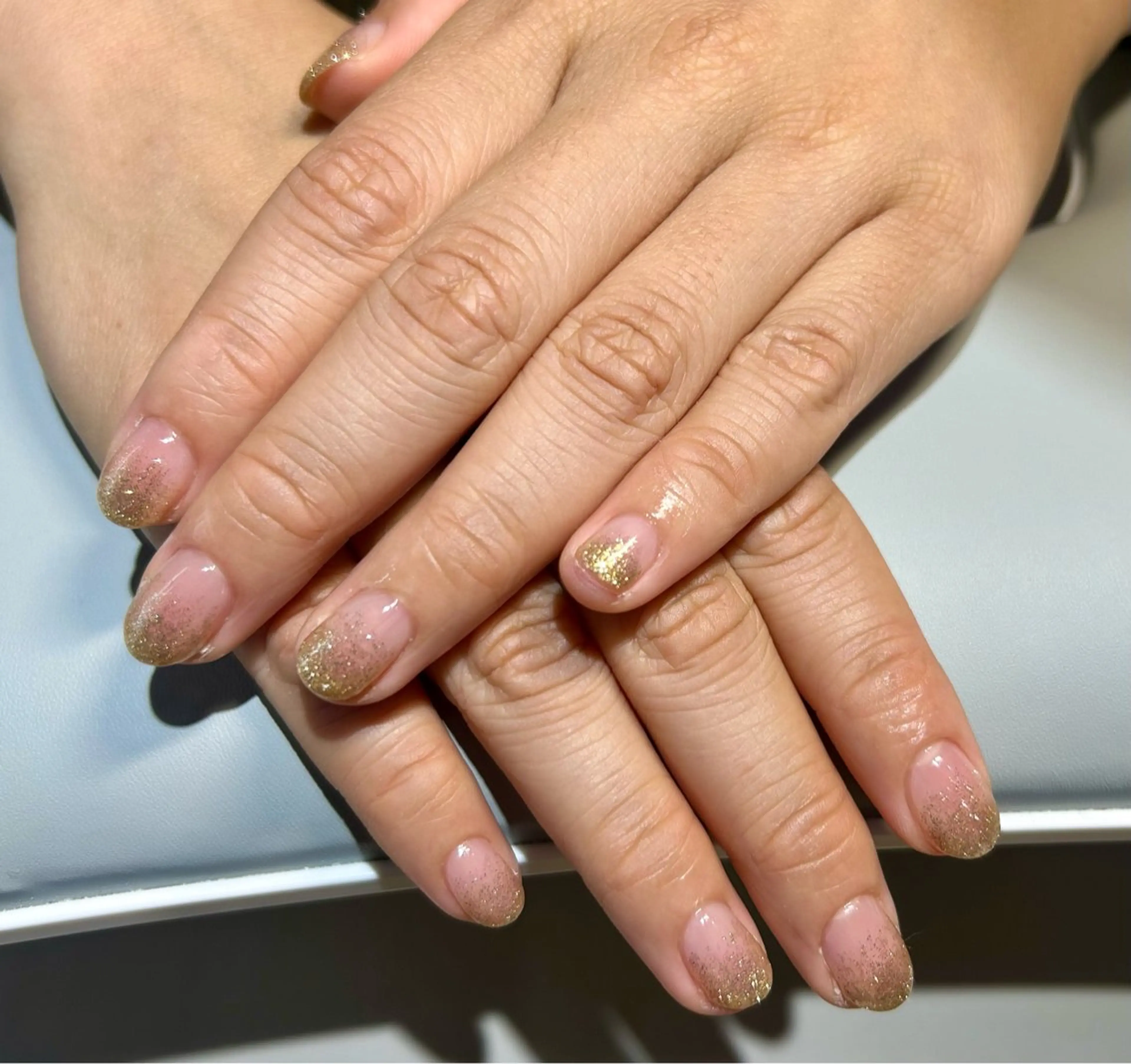 ネイル グラデーション ラメ(グリッター) ラメグラデーション OAK eyelash&nail 新潟所属・森山 ミチカのネイルデザイン