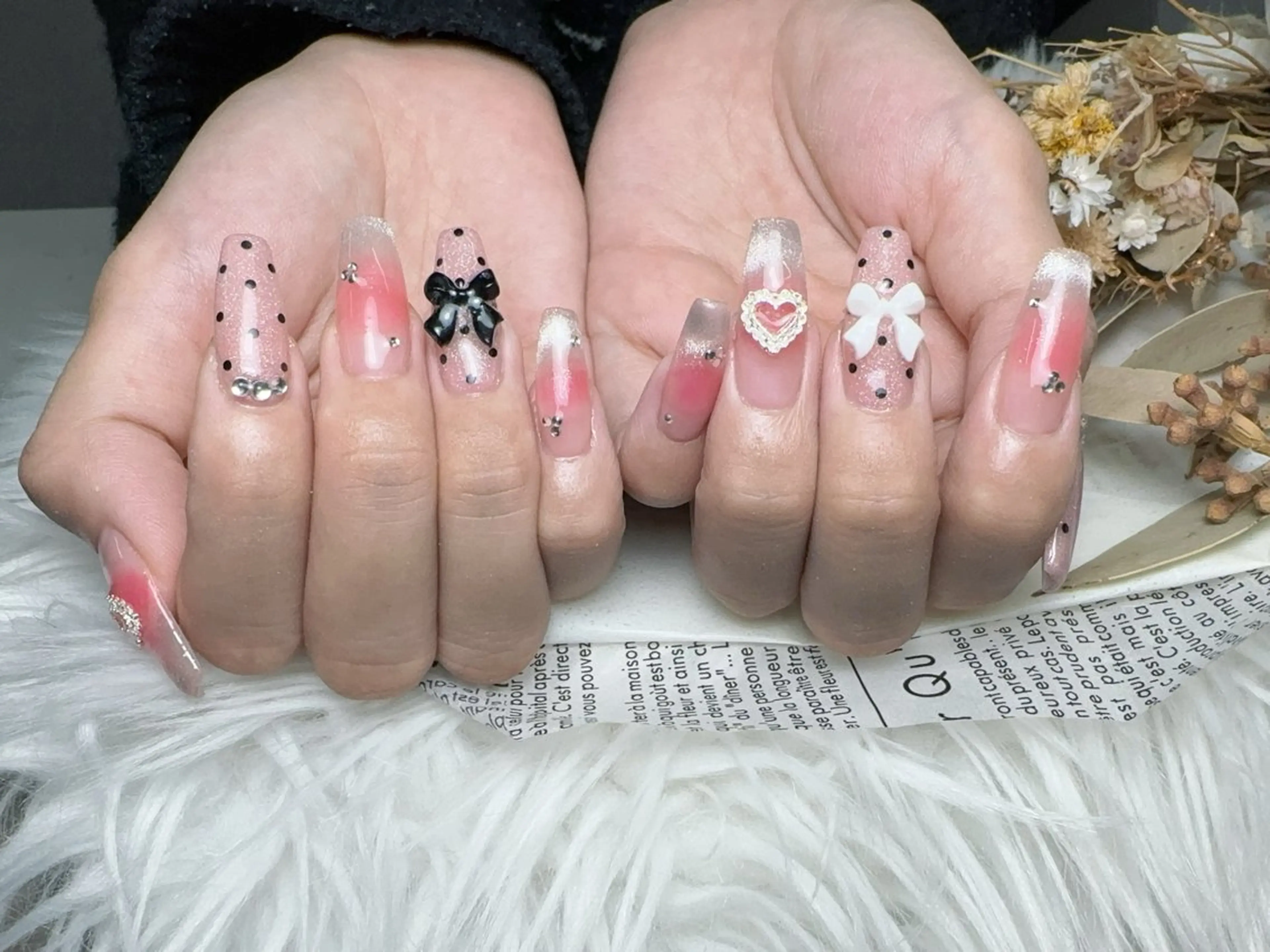 ネイル 長さ出し フレンチネイル ジェルネイル ガラスフレンチ 韓国ネイル ハンドネイル ハンドケア For U nail スカルプ専門店のネイルデザイン