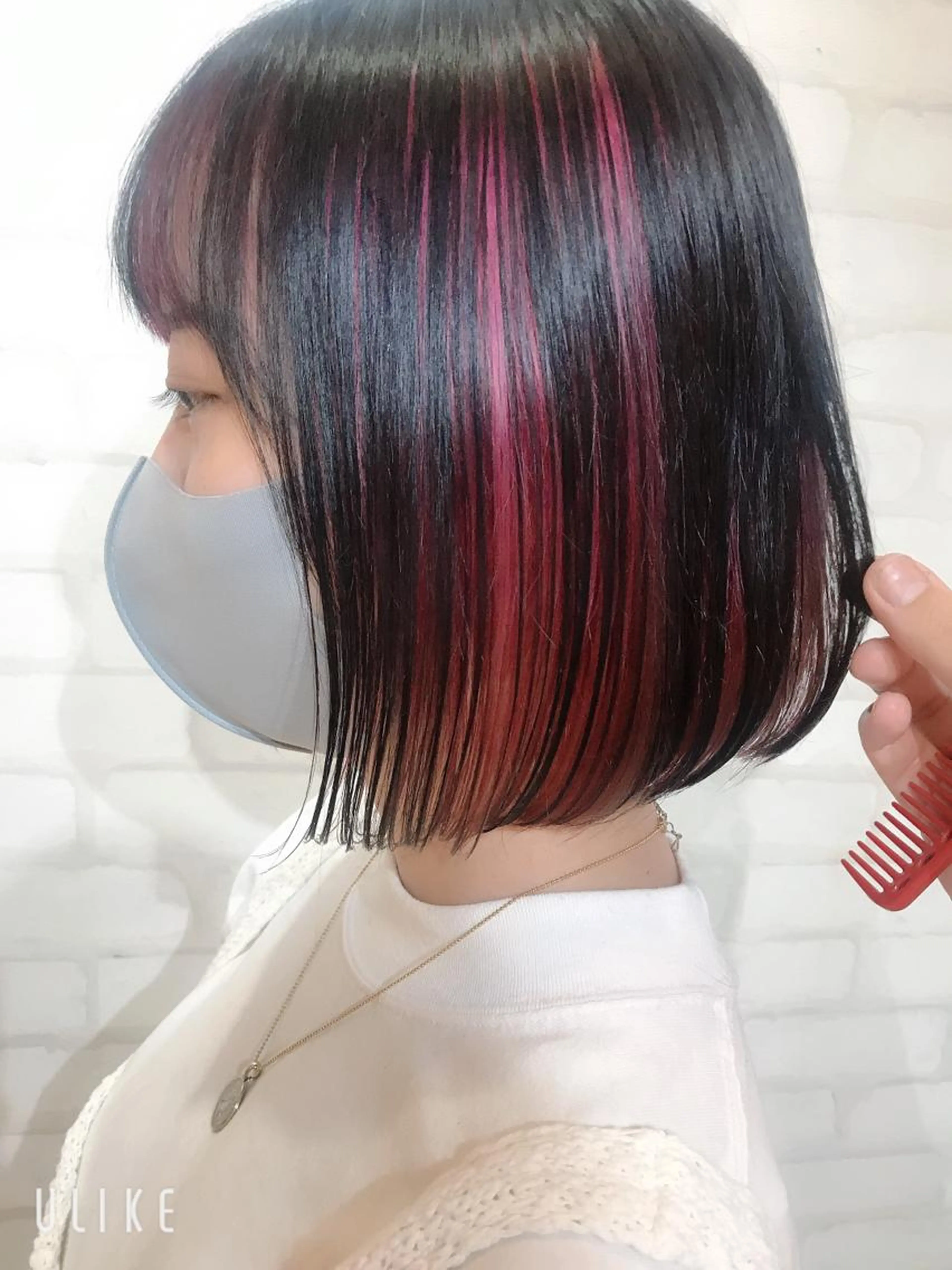 🔷人気のブリーチデザインに🔷✨カット+ハイライトカラー✨の写真