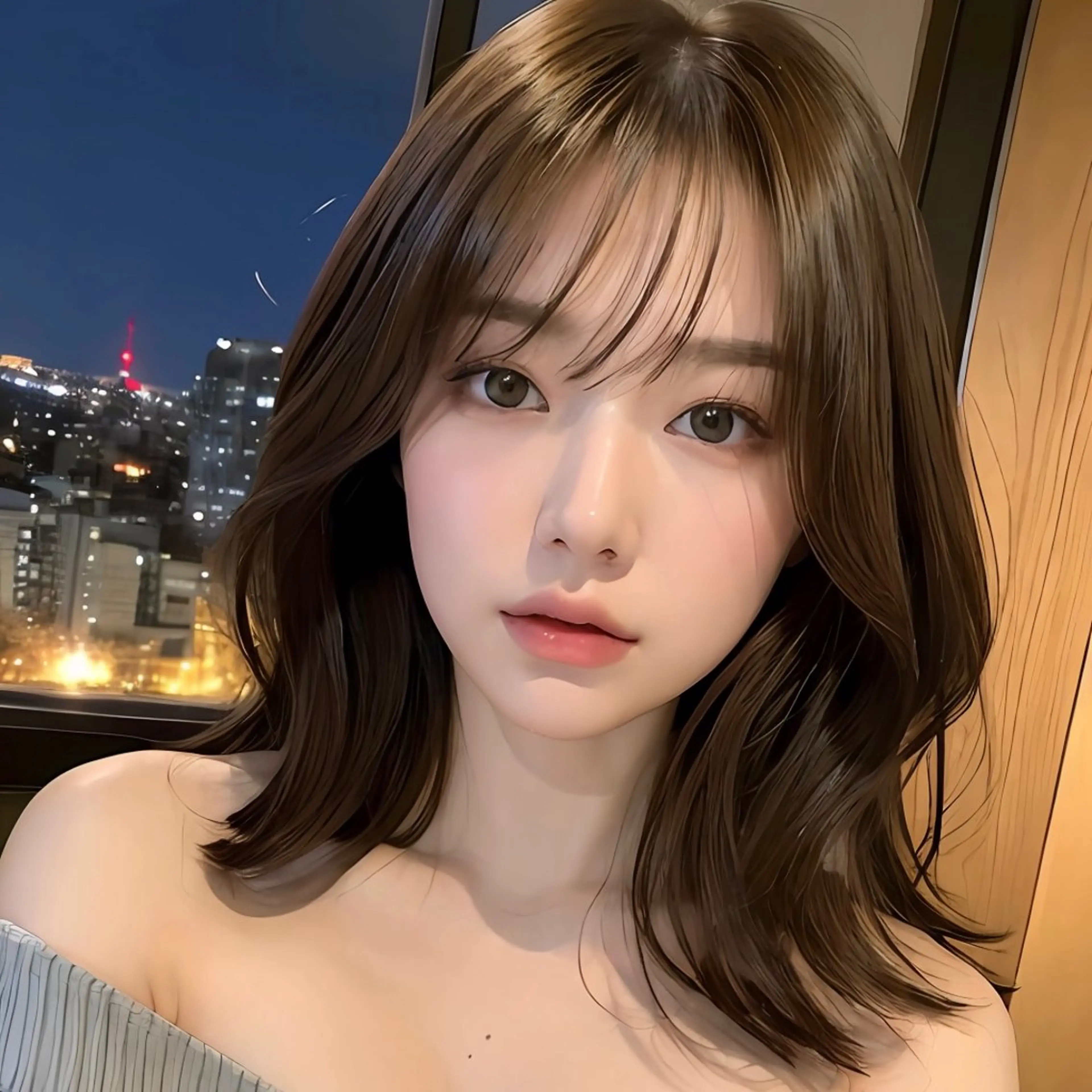 ミディアム カラー パーマ ヘアアレンジ メンズ メンズ韓国風 くびれヘア 韓国風ヘア レイヤーカット 韓国ヘア×顔まわり 🇰🇷和知拓郎のヘアスタイル