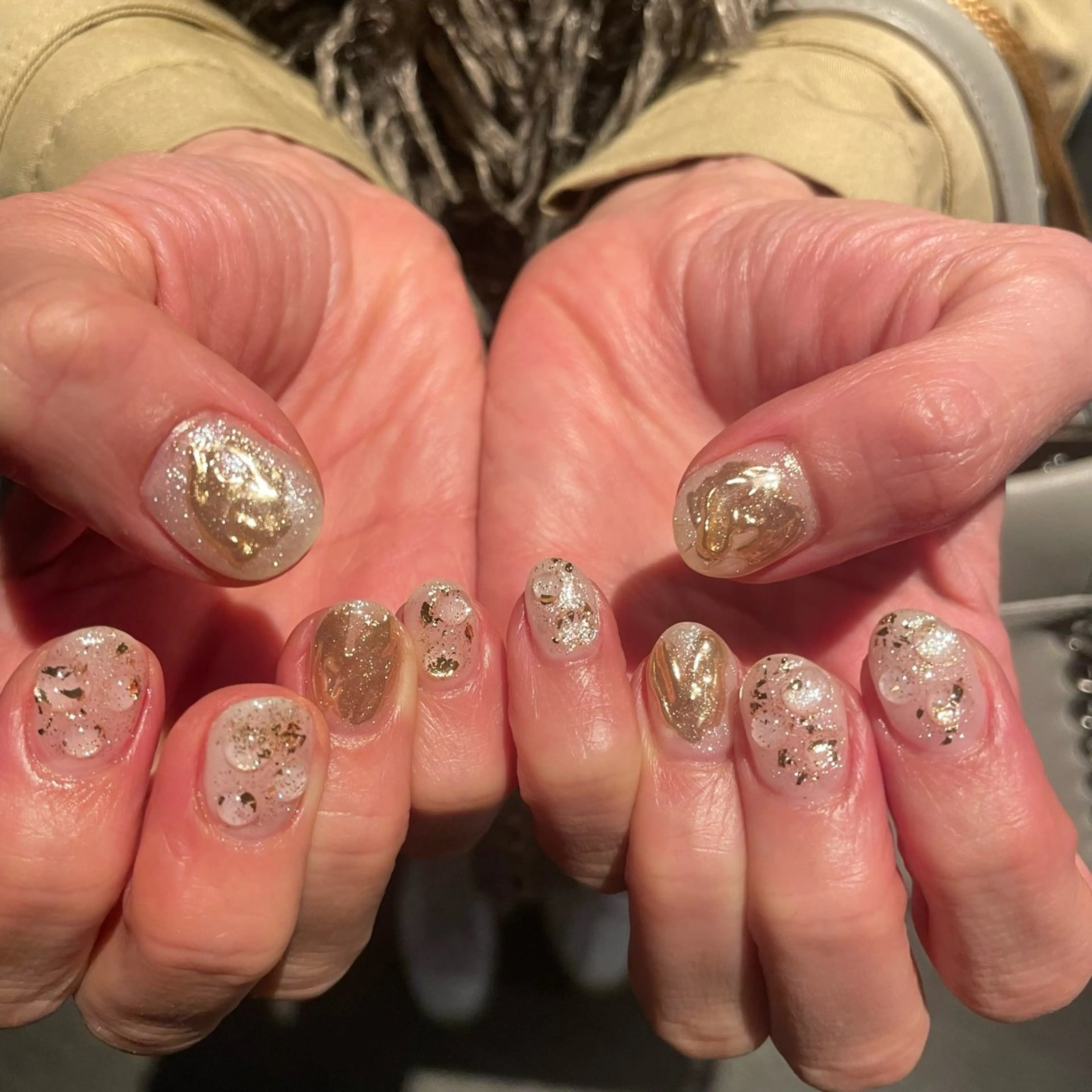 ネイル Yu_me 北堀江店所属・Yu_me 北堀江 chikaのネイルデザイン