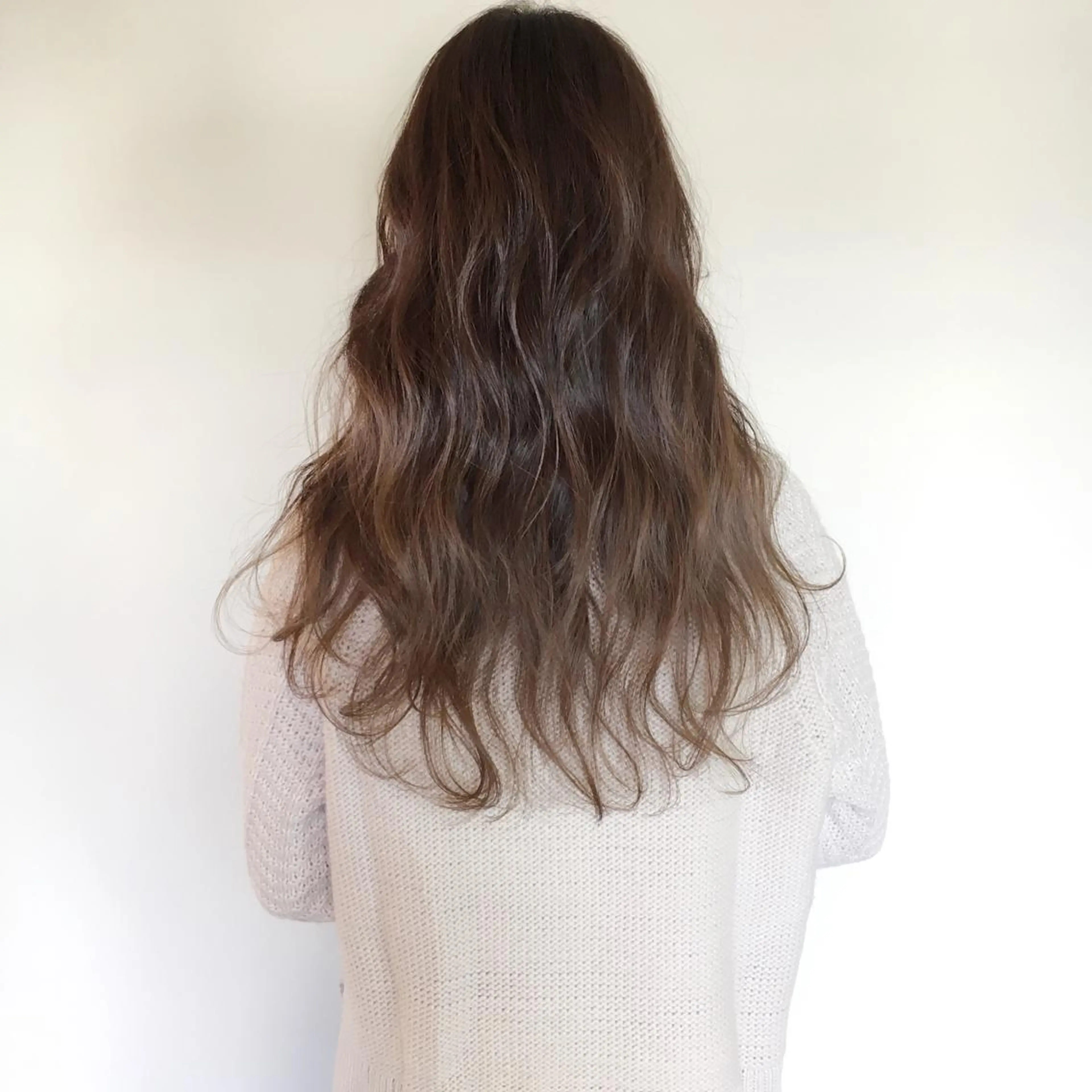 ロング カラー 上川 美幸のヘアスタイル