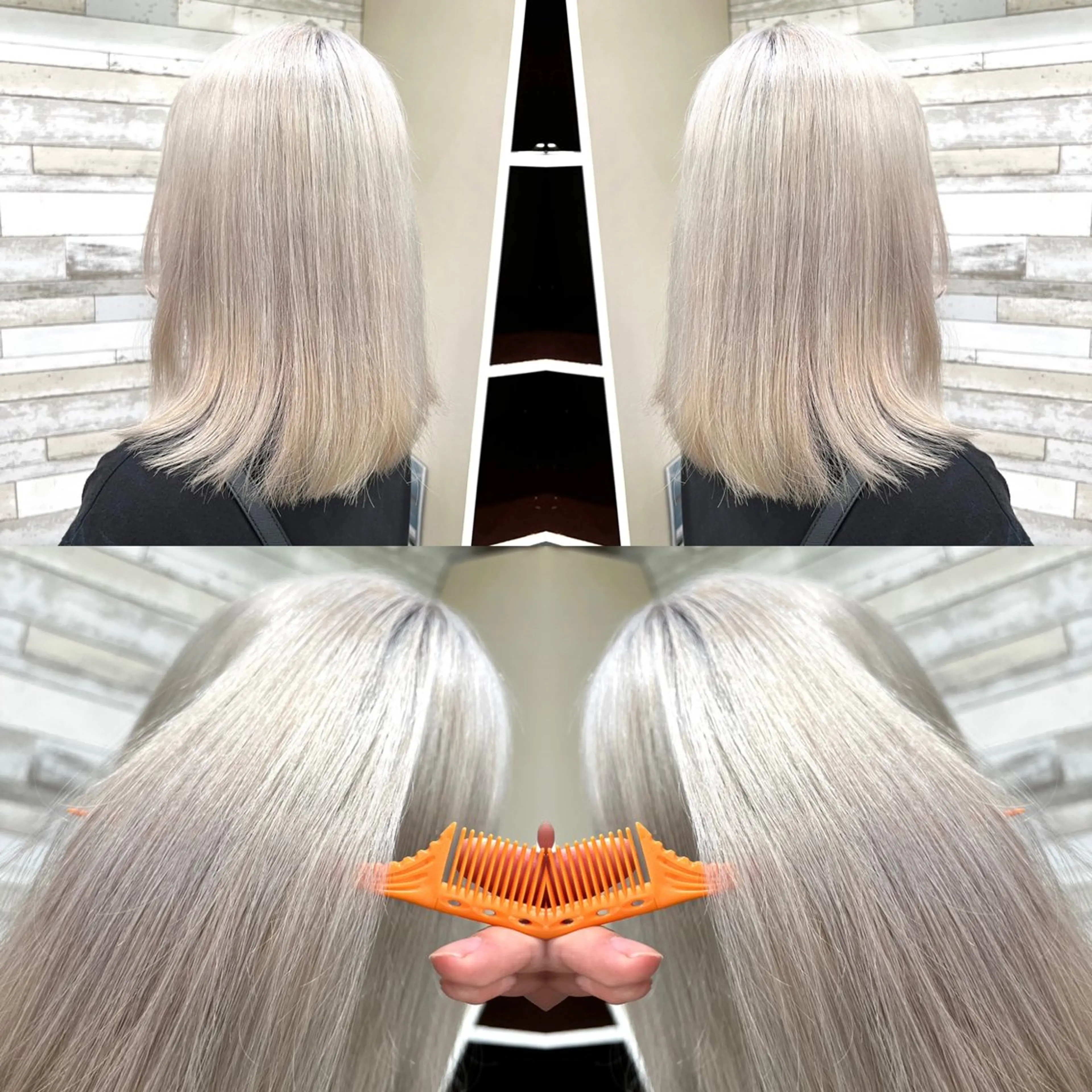 ミディアム カラー ヘアカラー トリートメント "PEPPU "所属・派手髪、透明感カラー ショートヘアShinのヘアスタイル