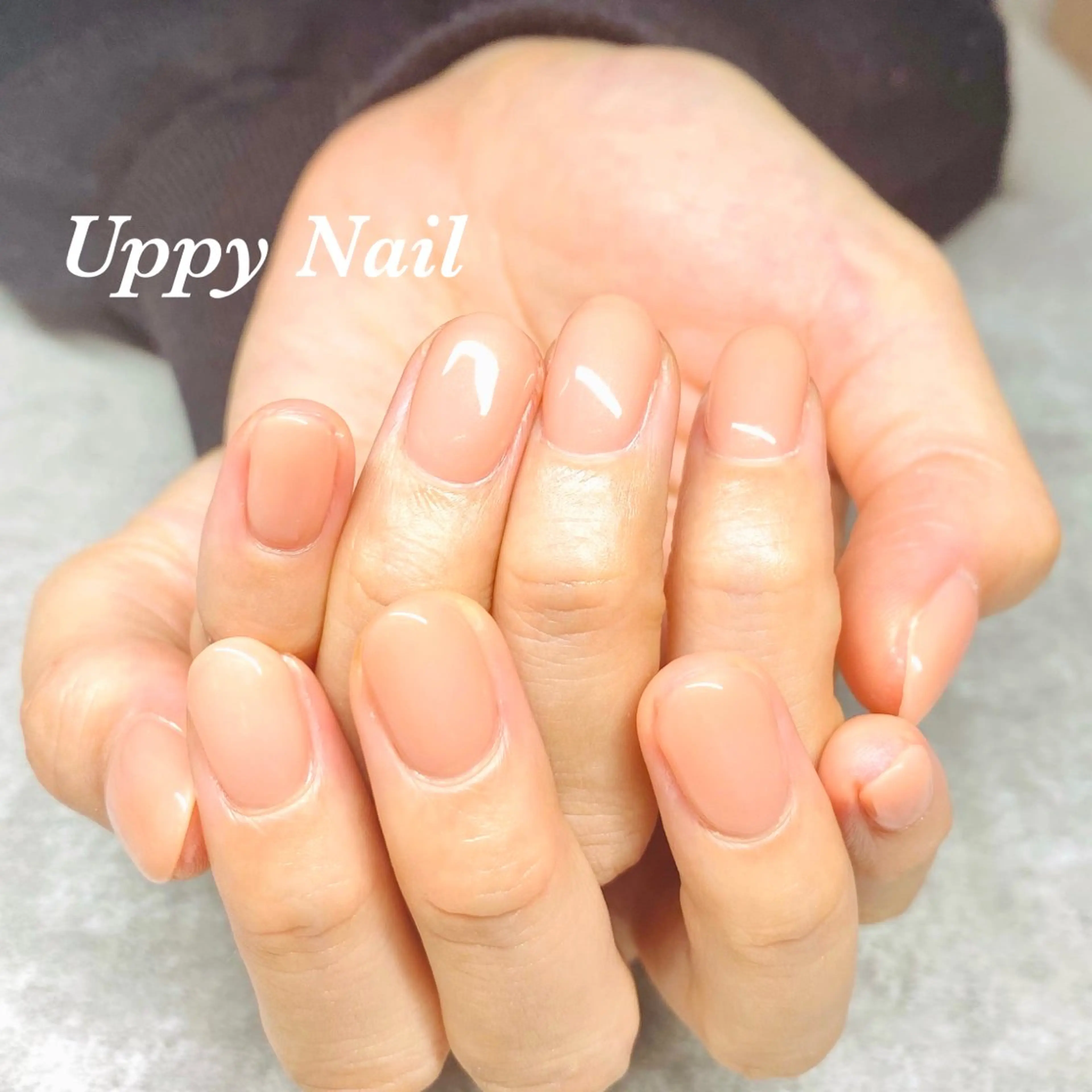 ネイル オフィスネイル ワンカラーネイル ハンドネイル Uppy Nail ukyoのネイルデザイン