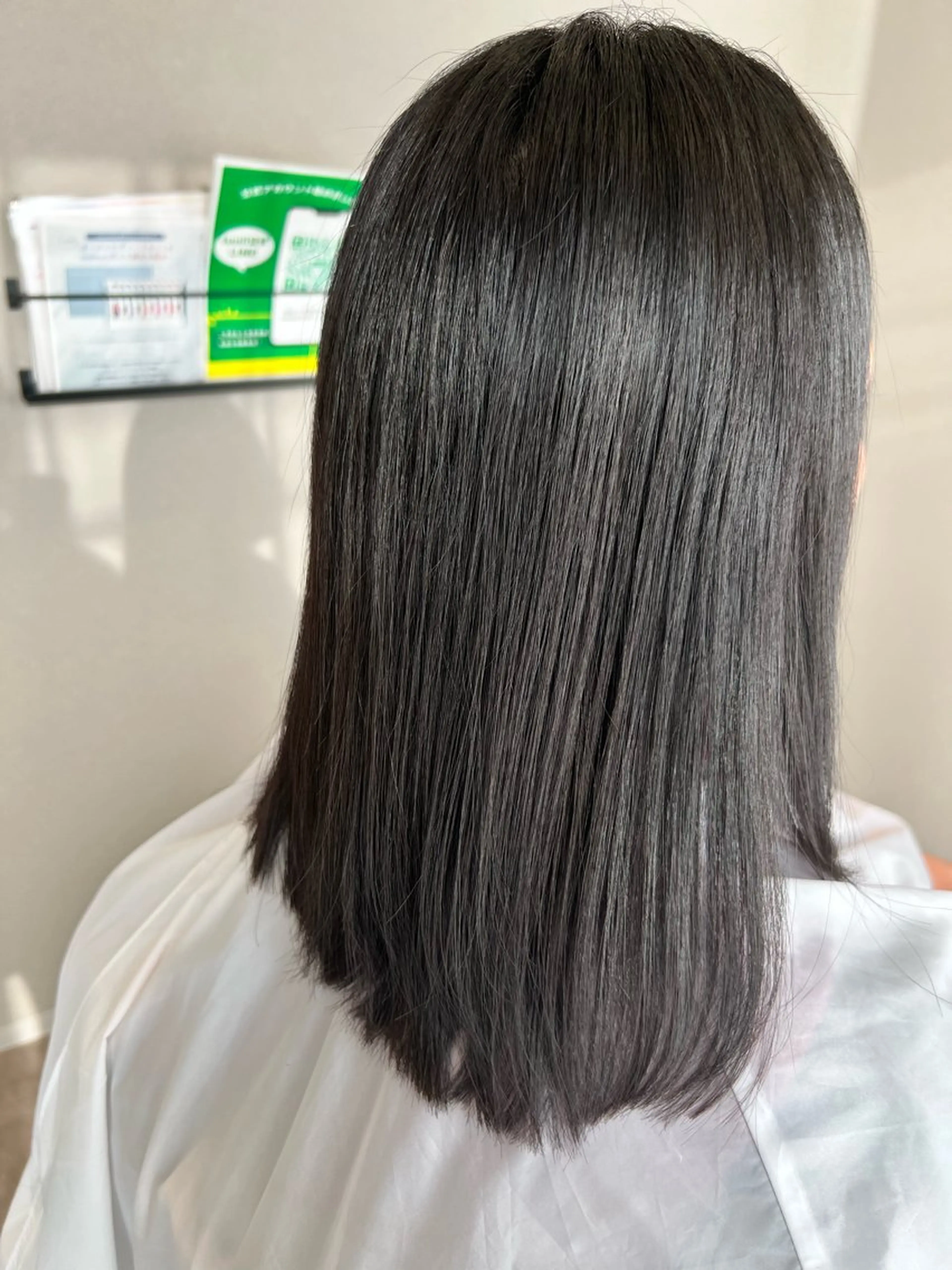 💜髪質改善縮毛矯正+カット+トリートメント💜の写真