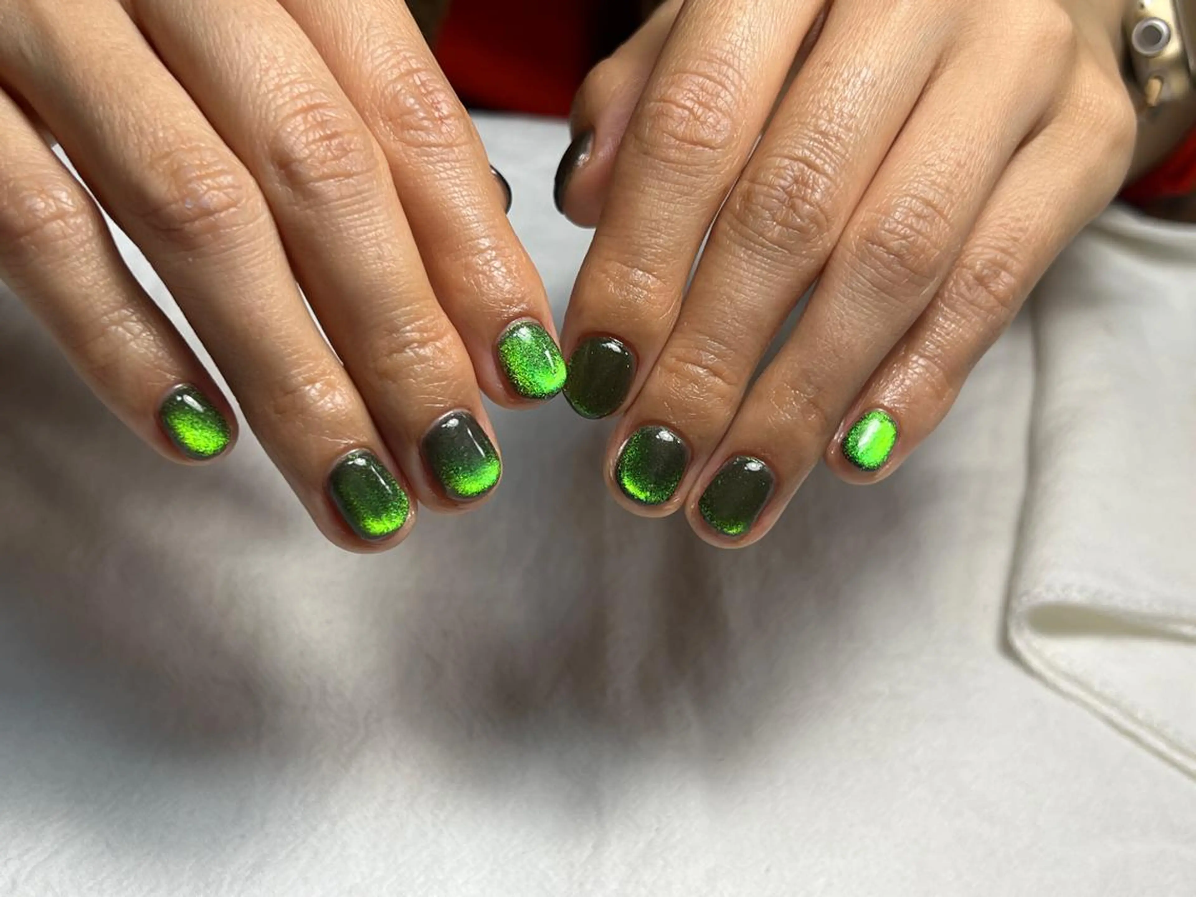 ネイル クリアネイル ハロウィン マグネットネイル ハンドネイル lucky nail 歌舞伎町のネイルデザイン