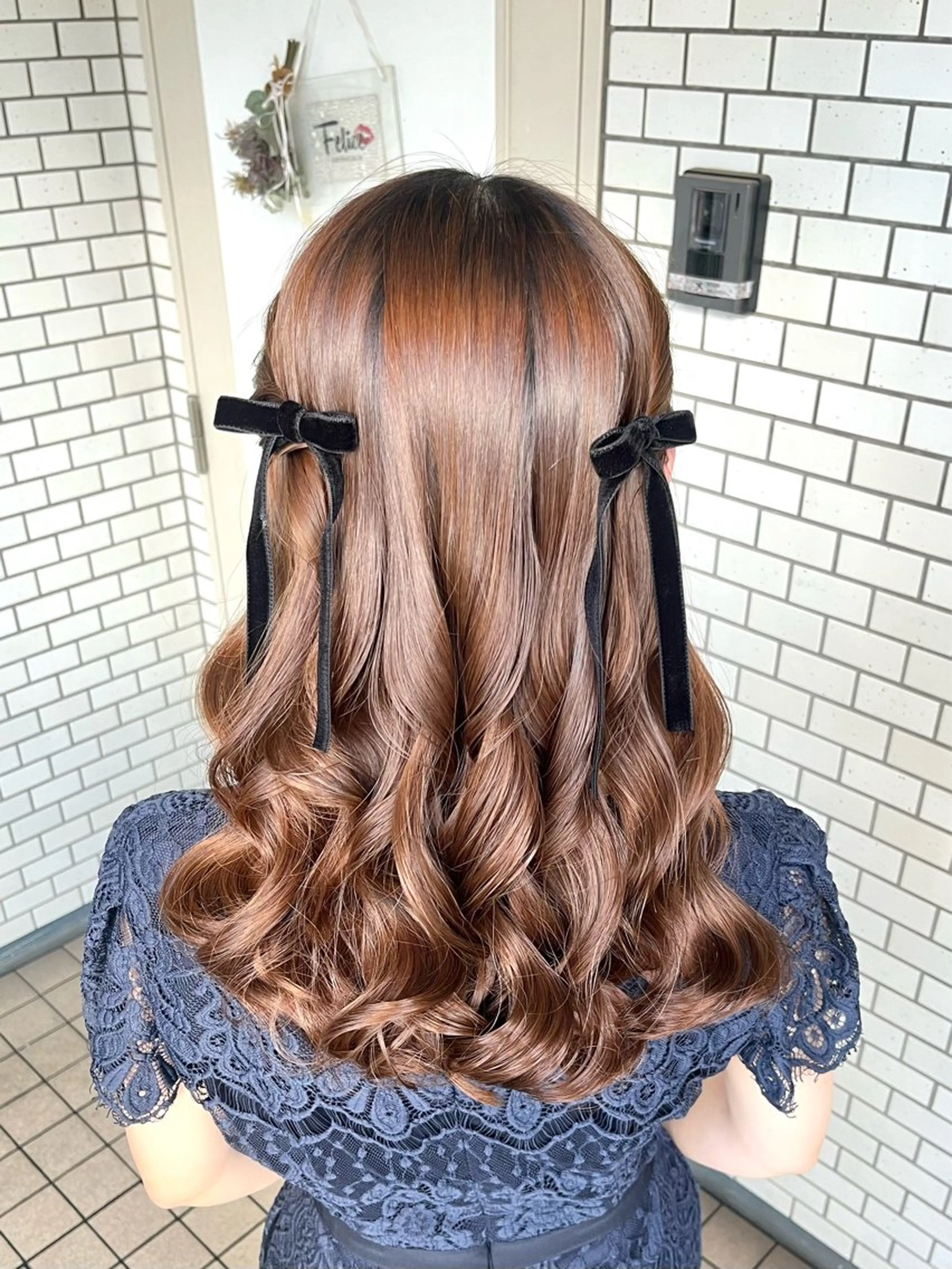 ヘアアレンジ 結婚式・ブライダル 髪飾り ヘアセット 推し活＊イベントヘア 💕ゆり🐈🐾のヘアスタイル