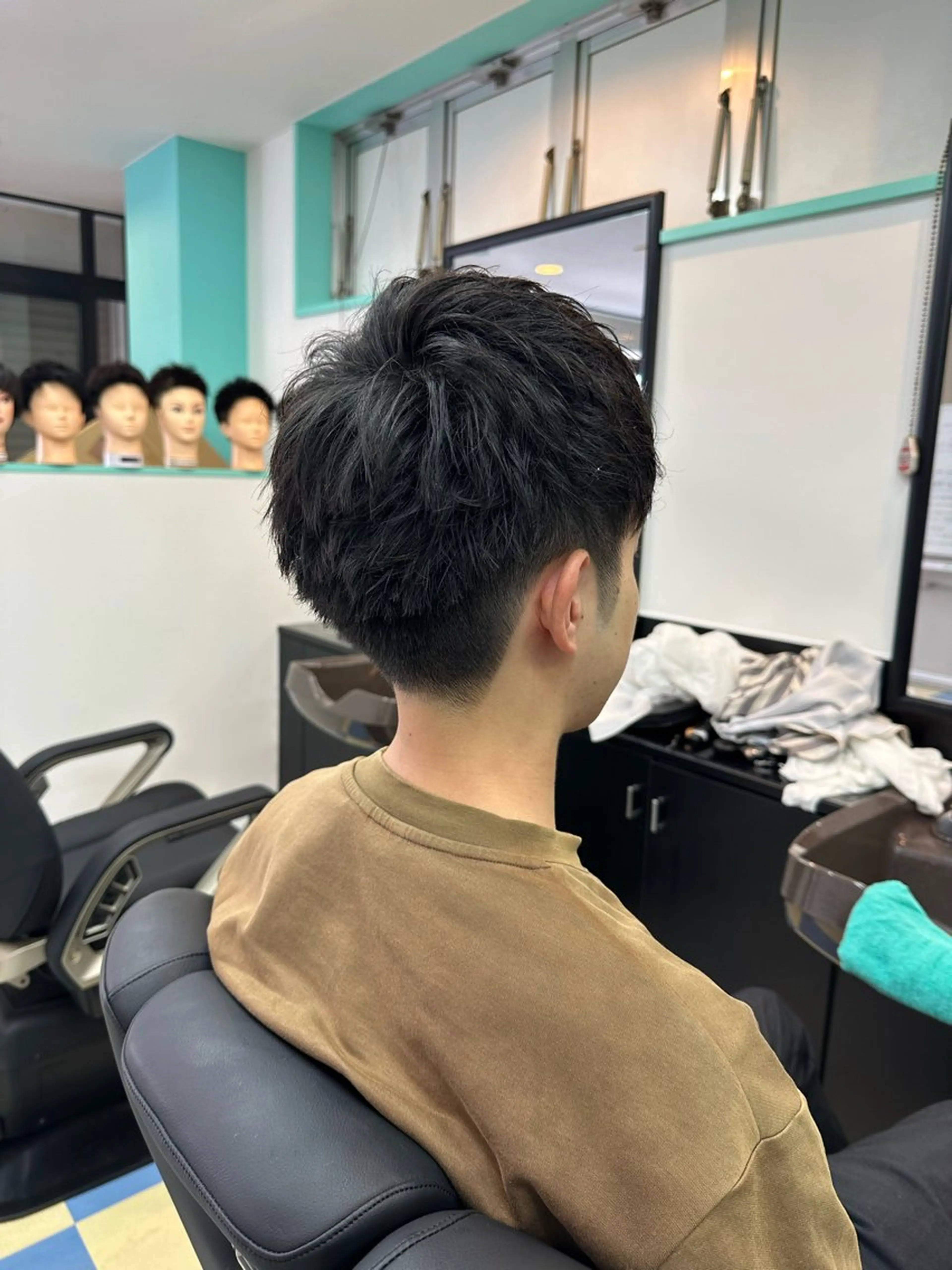 ミディアム メンズ Barber Tribe所属・メンズショート/ フェード/超駅近のヘアスタイル