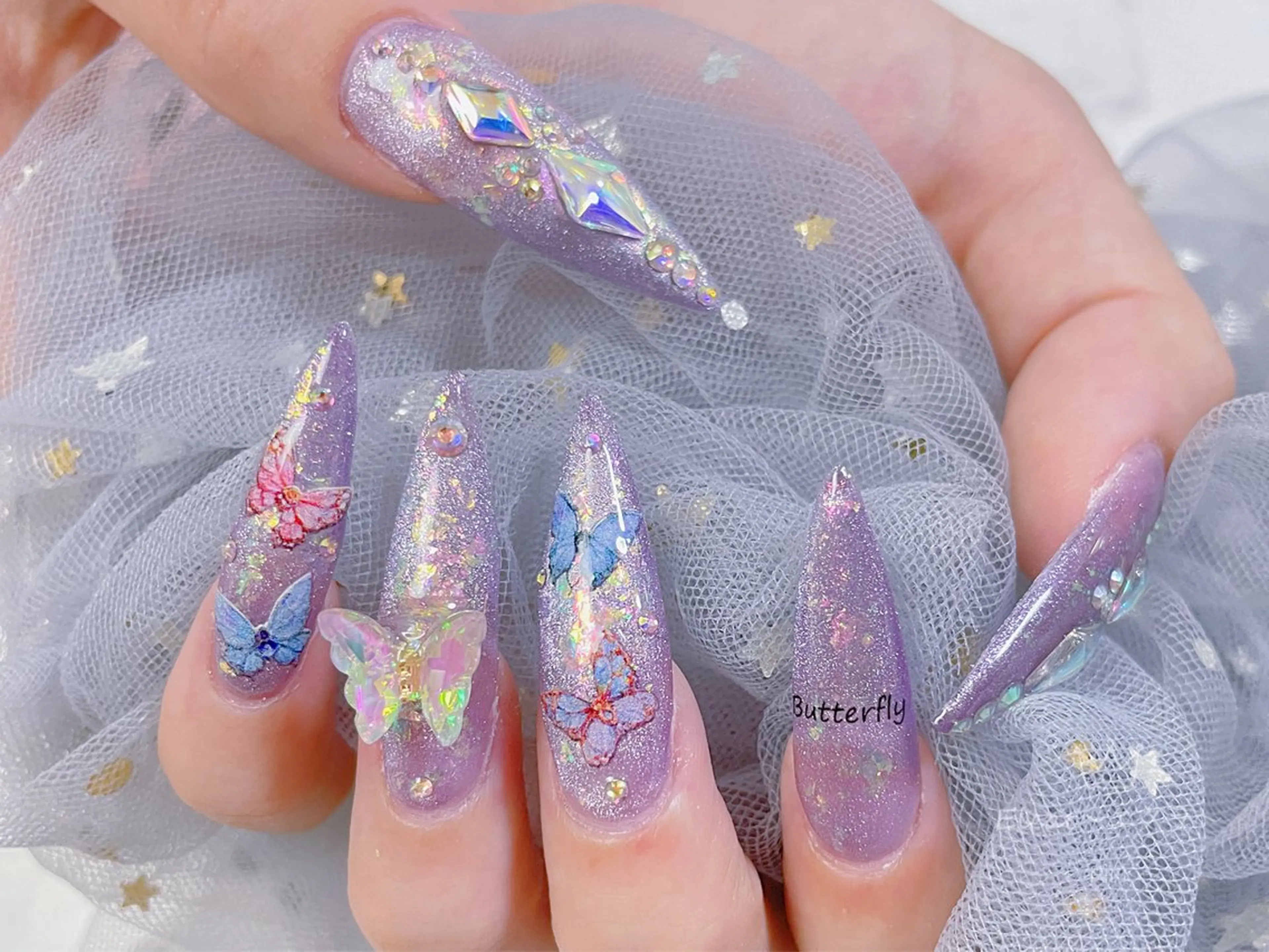 ネイル ハンドネイル ネイルサロンエクラ 🫧Shizukaのネイルデザイン