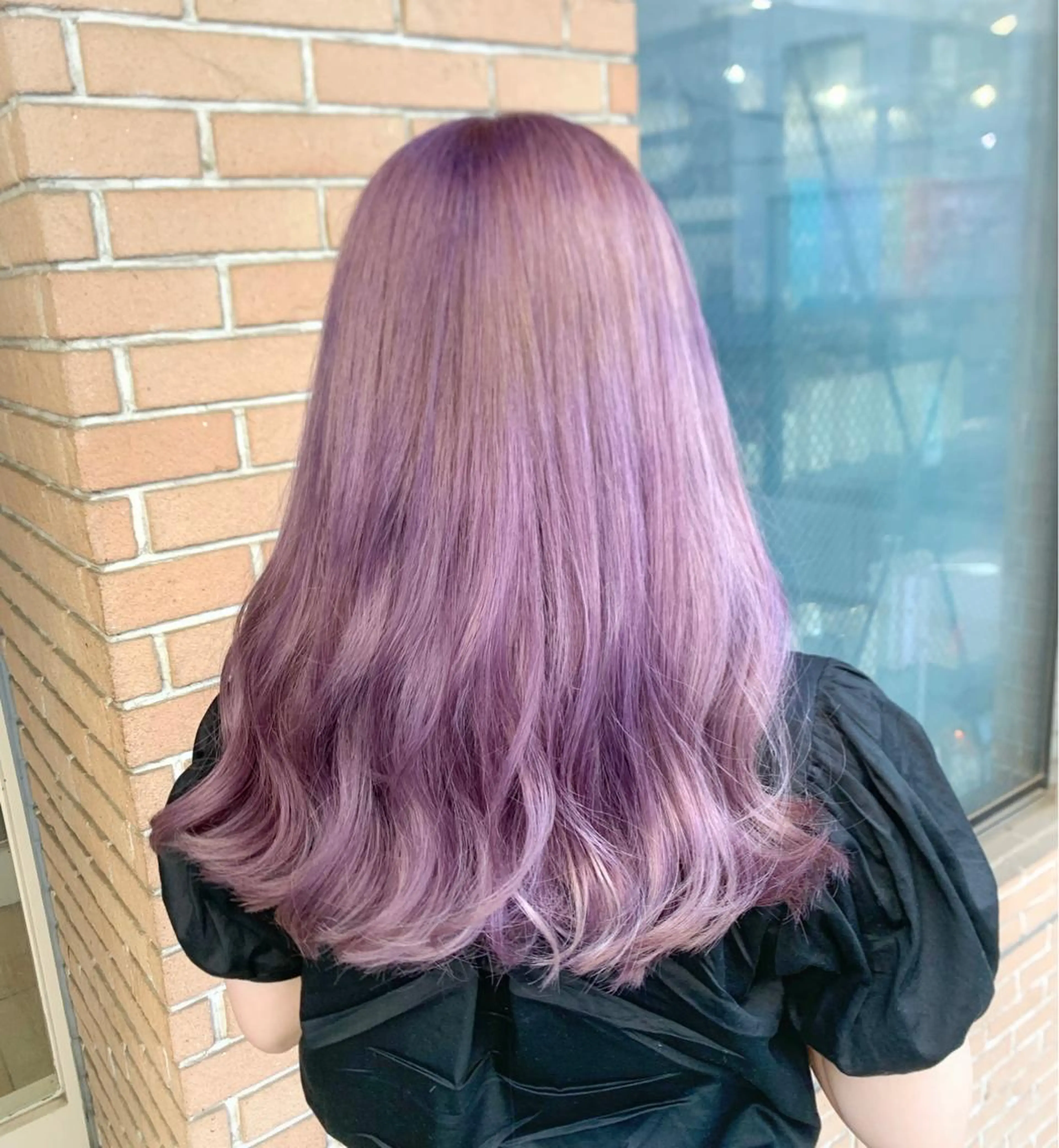 ロング カラー ヘアアレンジ ブリーチ ヘアカラー ピンクカラー🩷 ヘアセットＮＯ.1のヘアスタイル