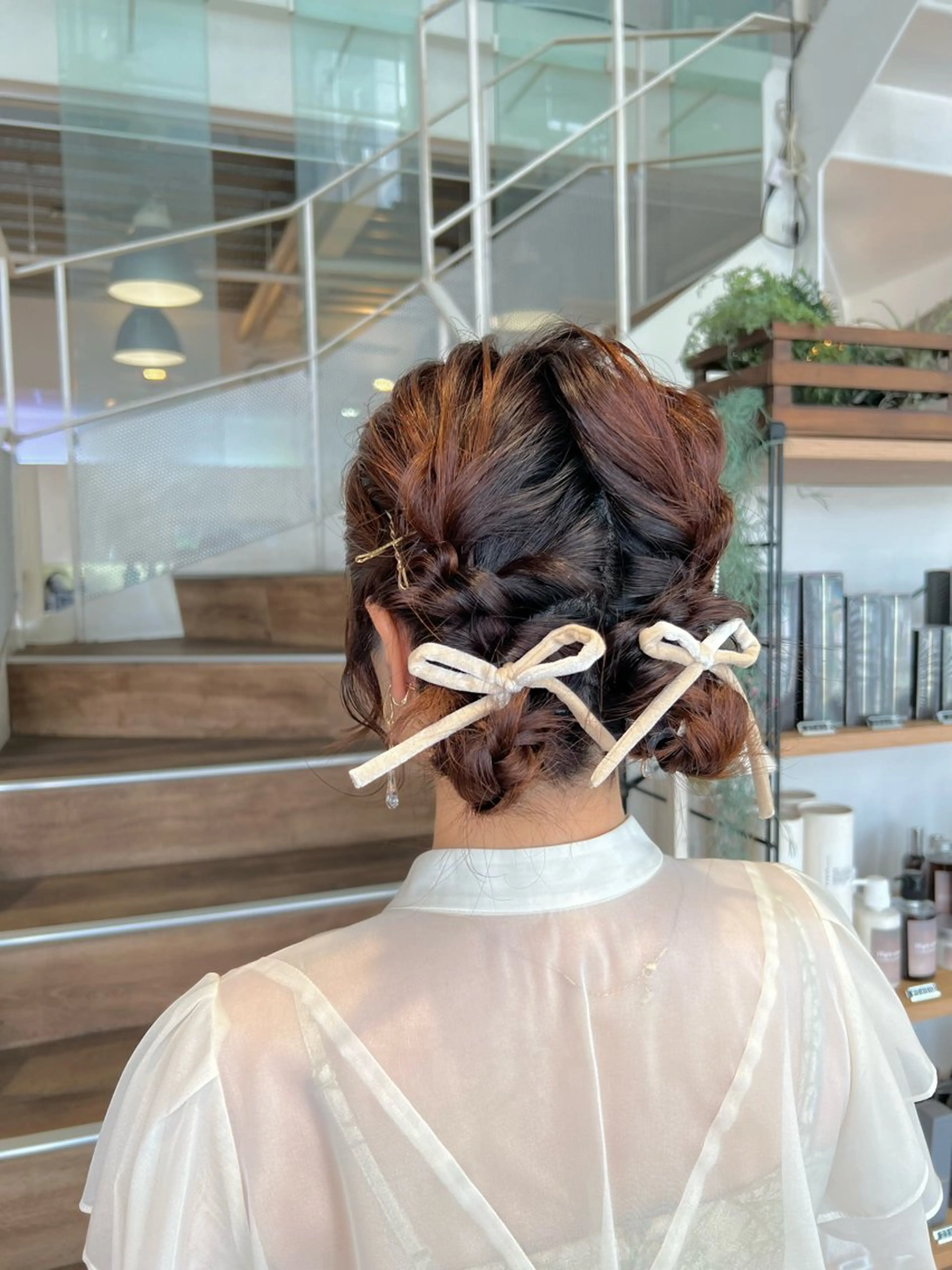 ヘアアレンジ ヘアセット インナーカラー♡ Nanakoのヘアスタイル