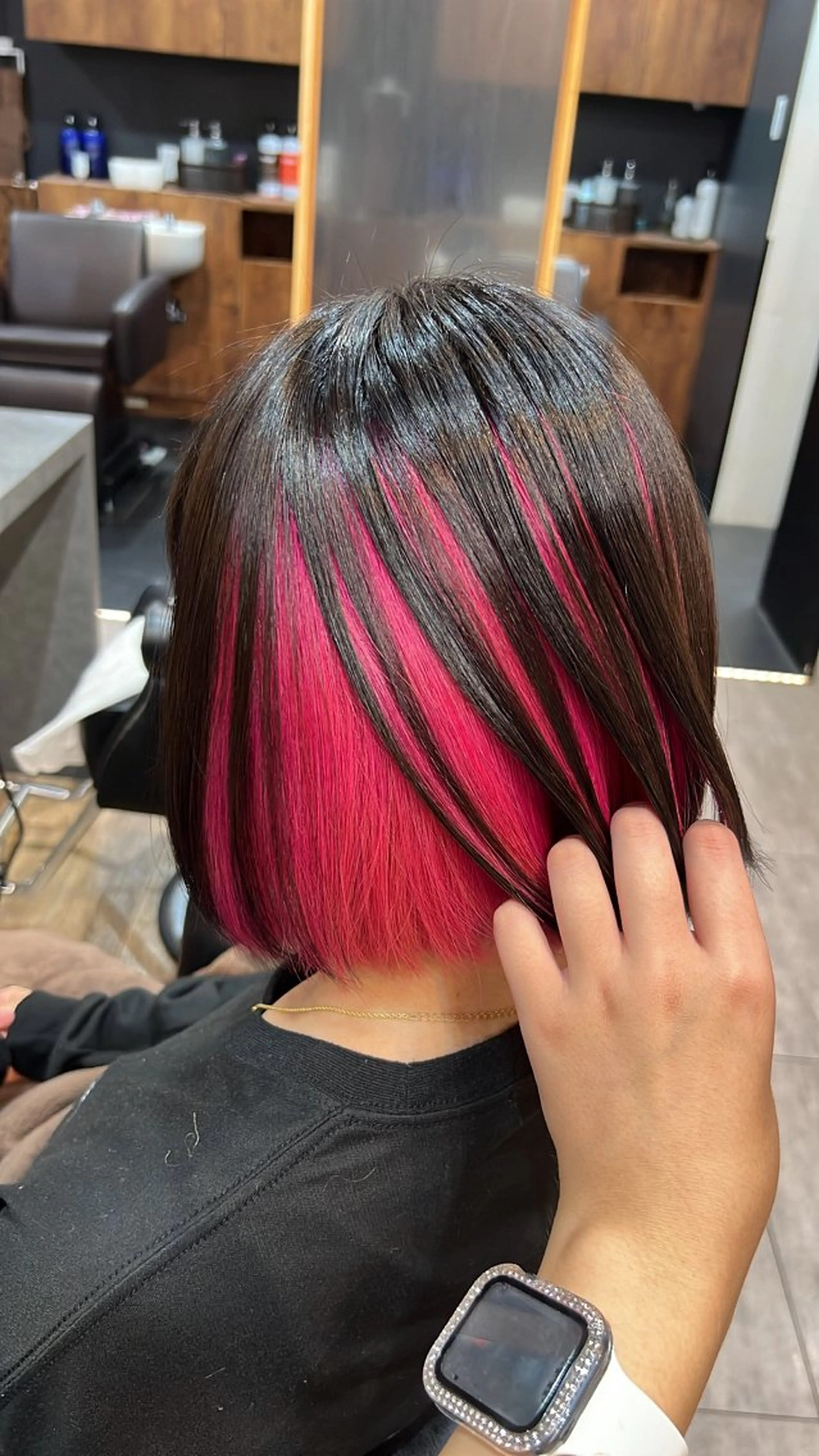 ショート カラー Lapis エクステ /艶カラー/あいかのヘアスタイル