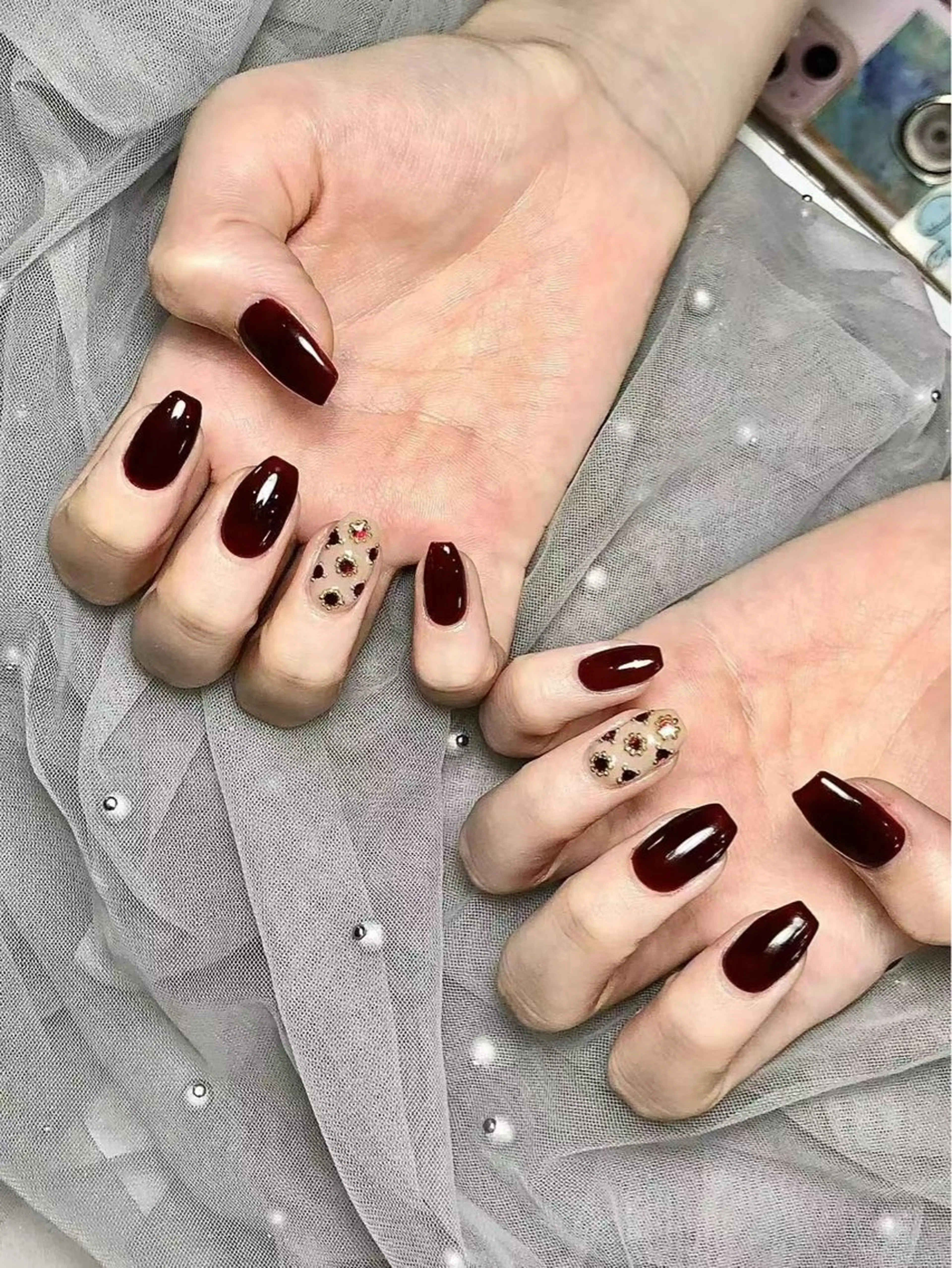 【✨ハンド・ジェルネイル✨】💕ワンカラー💕(ジェルオフ付き)長さ出し+¥2,000(10本)の写真