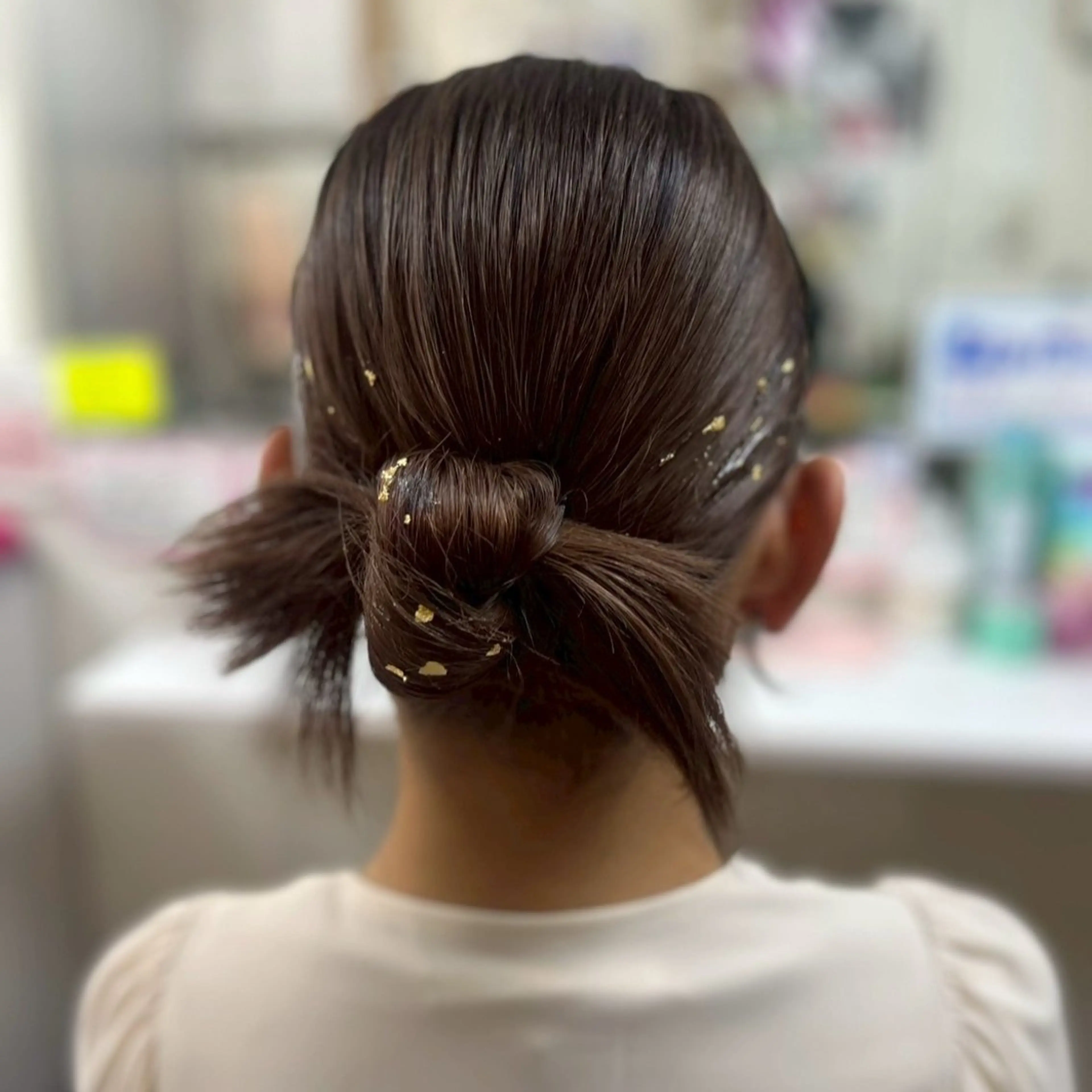 ミディアム へアセット レインボーのヘアスタイル