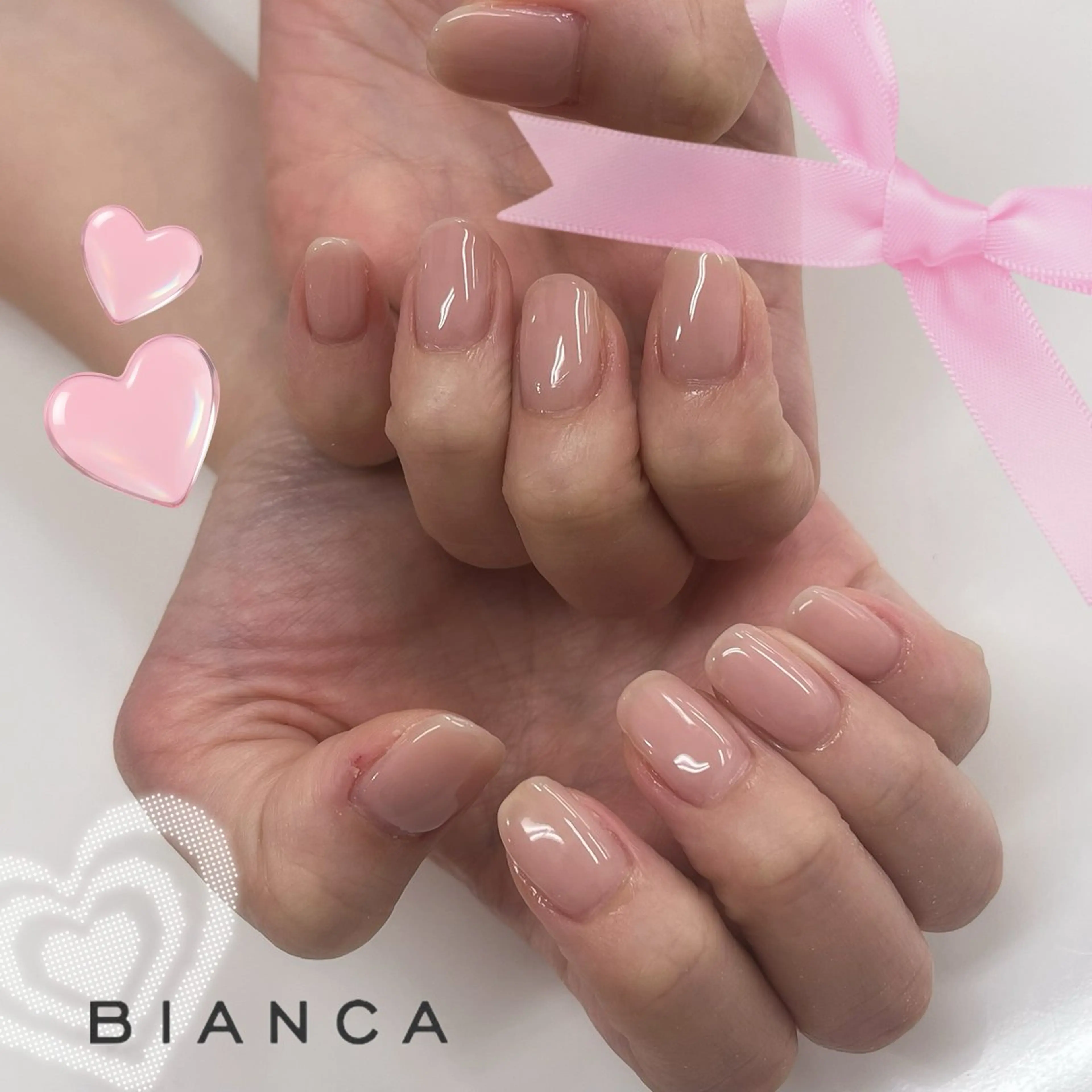 ネイル ハンドネイル Bianca 横関 野々香.｡.:*☆のネイルデザイン