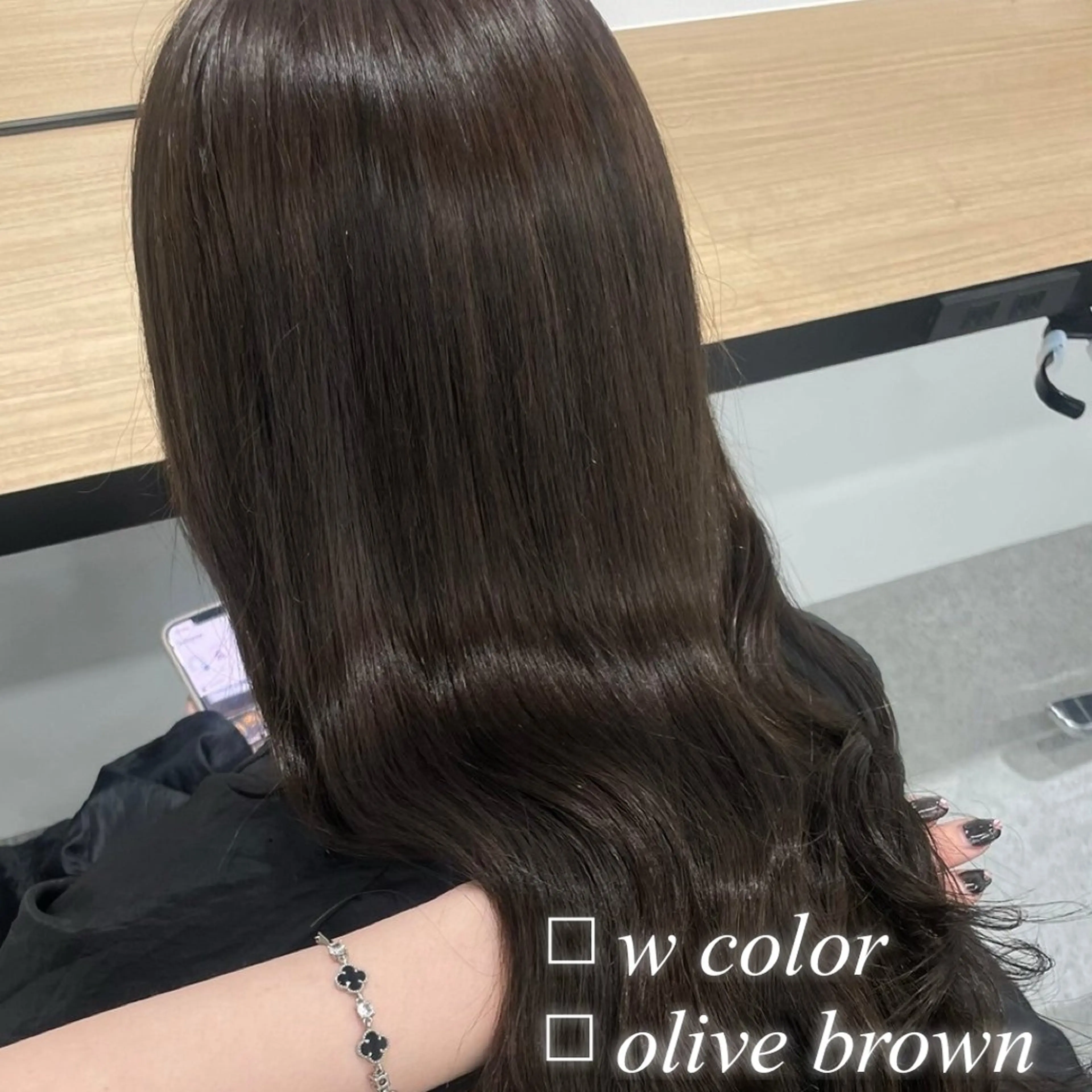 カラー ♡艶髪ブラウン himi♡のヘアスタイル