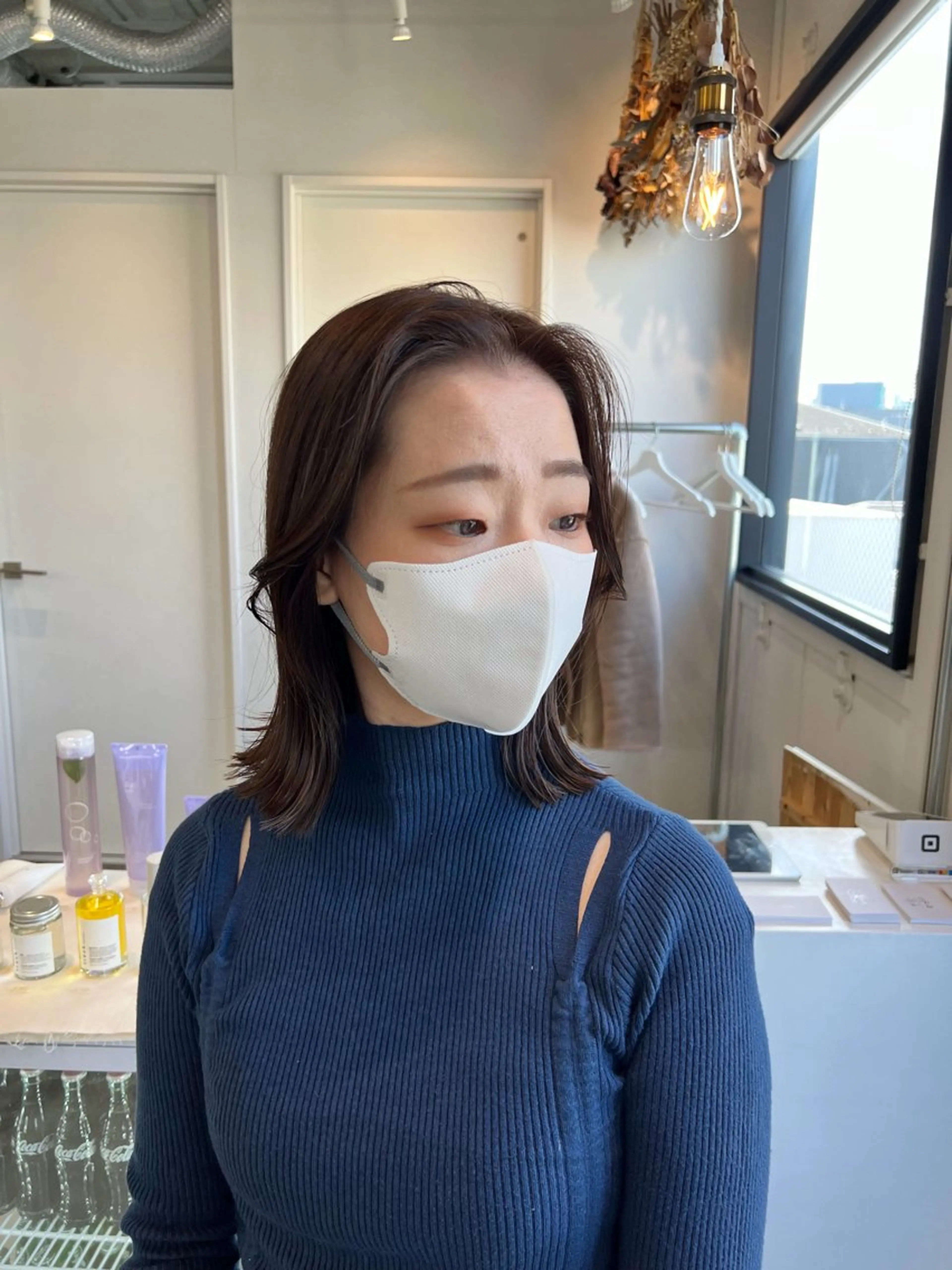 ミディアム カット ヘアカラー loka所属・山本 晶大のヘアスタイル