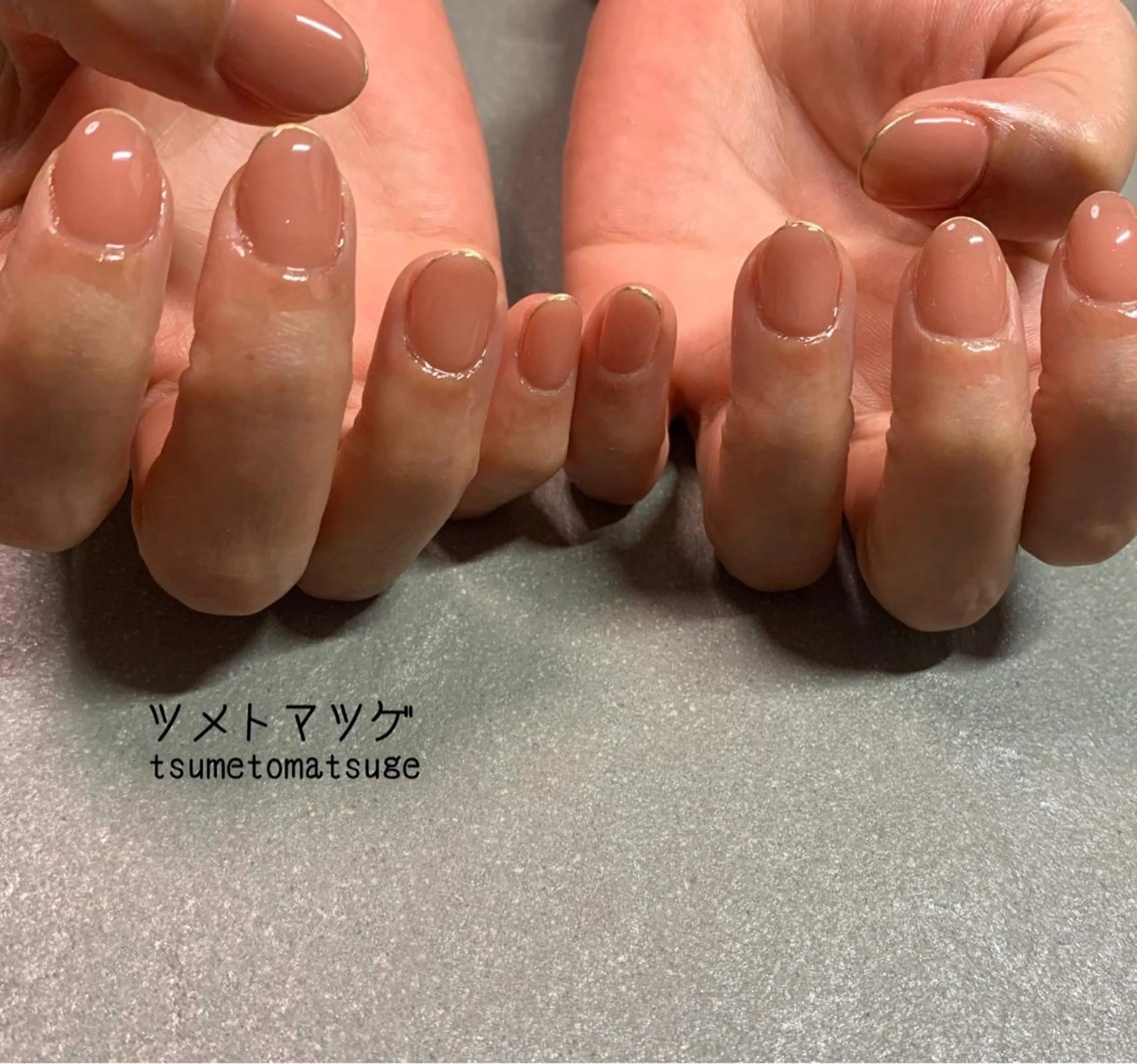 ショート ネイル ハンドネイル ツメトマツゲ .のネイルデザイン