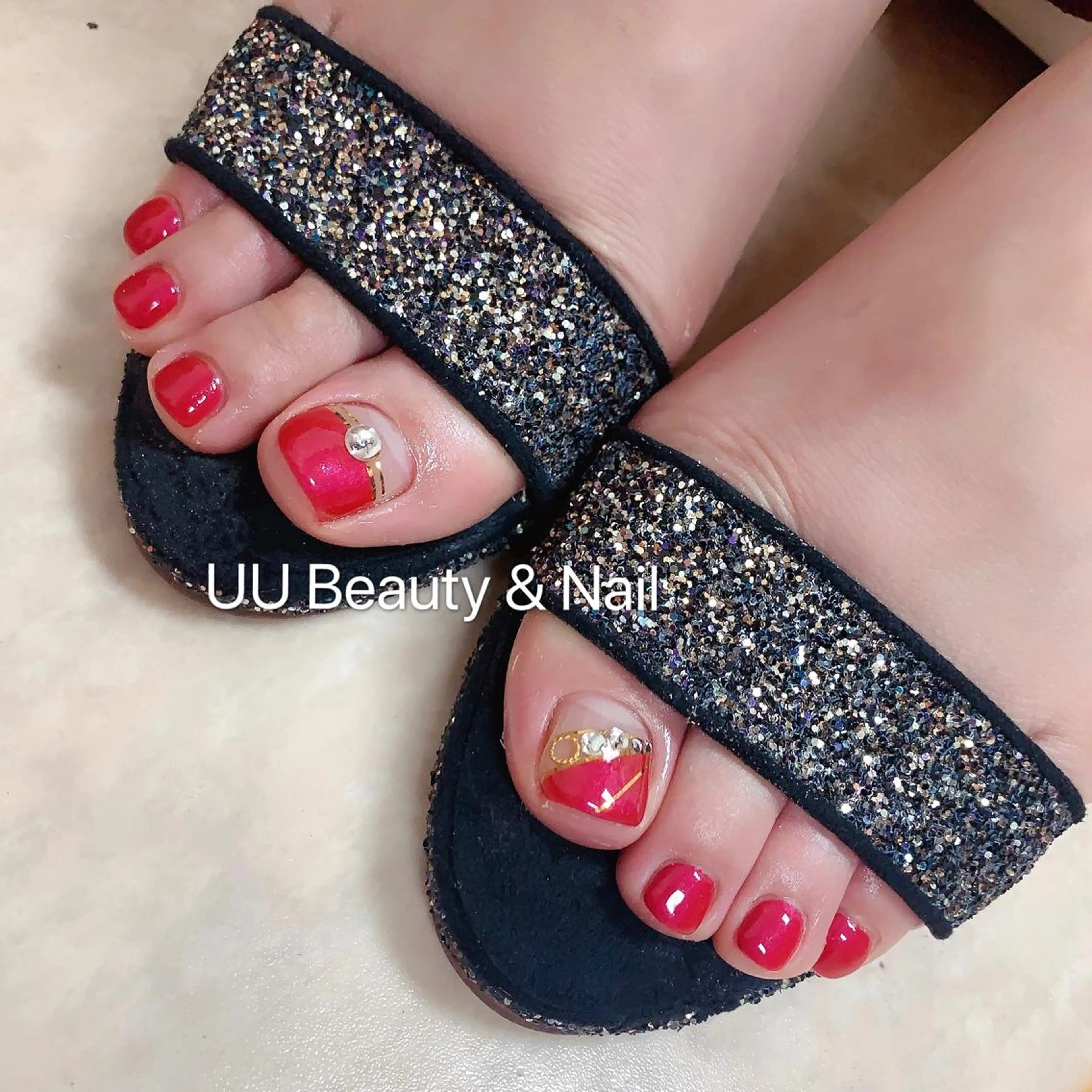 ネイル フットネイル UU Beauty &Nailのネイルデザイン