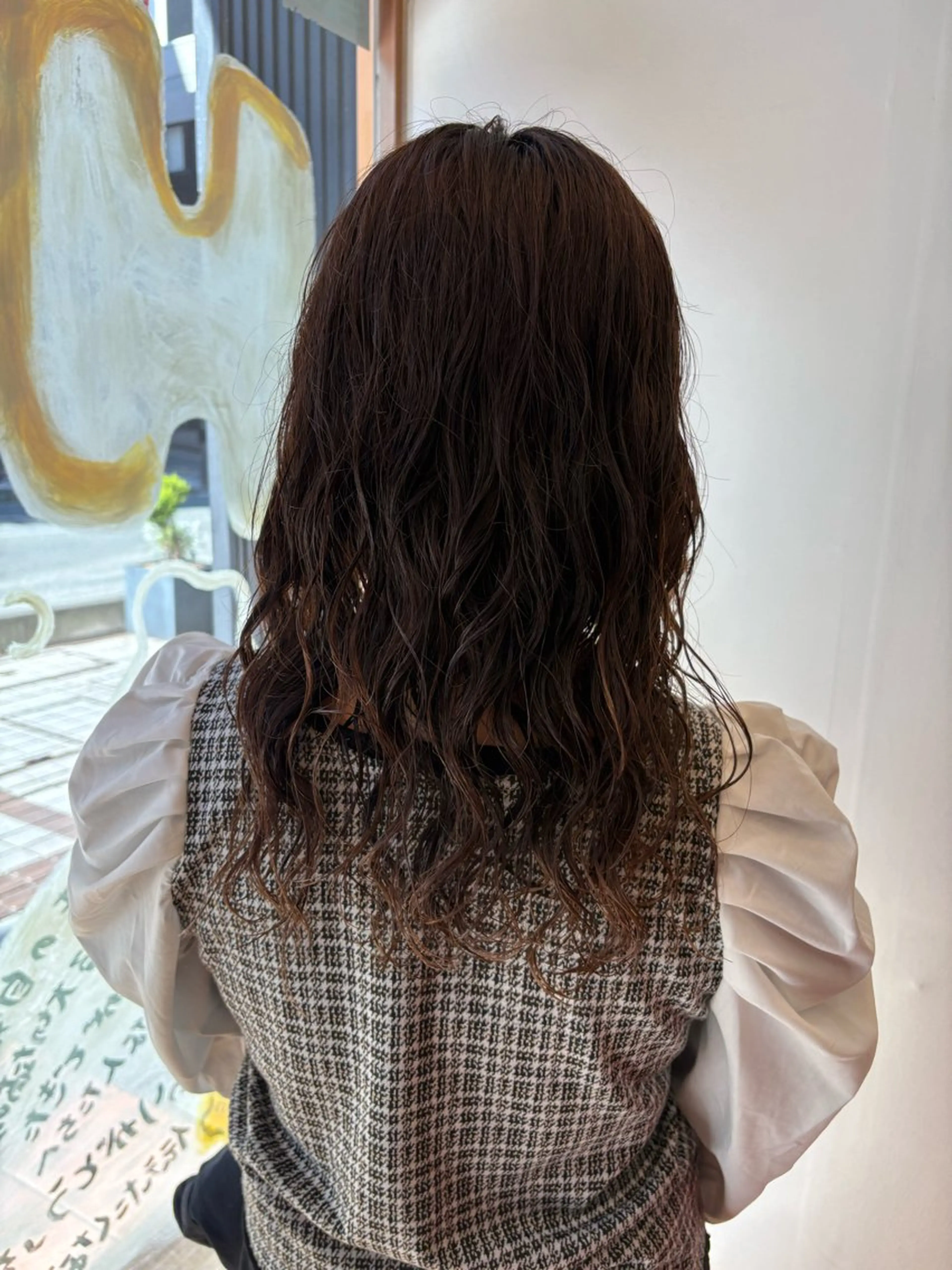 ロング パーマ パーマ THEDOTS所属・淀 小南津のヘアスタイル