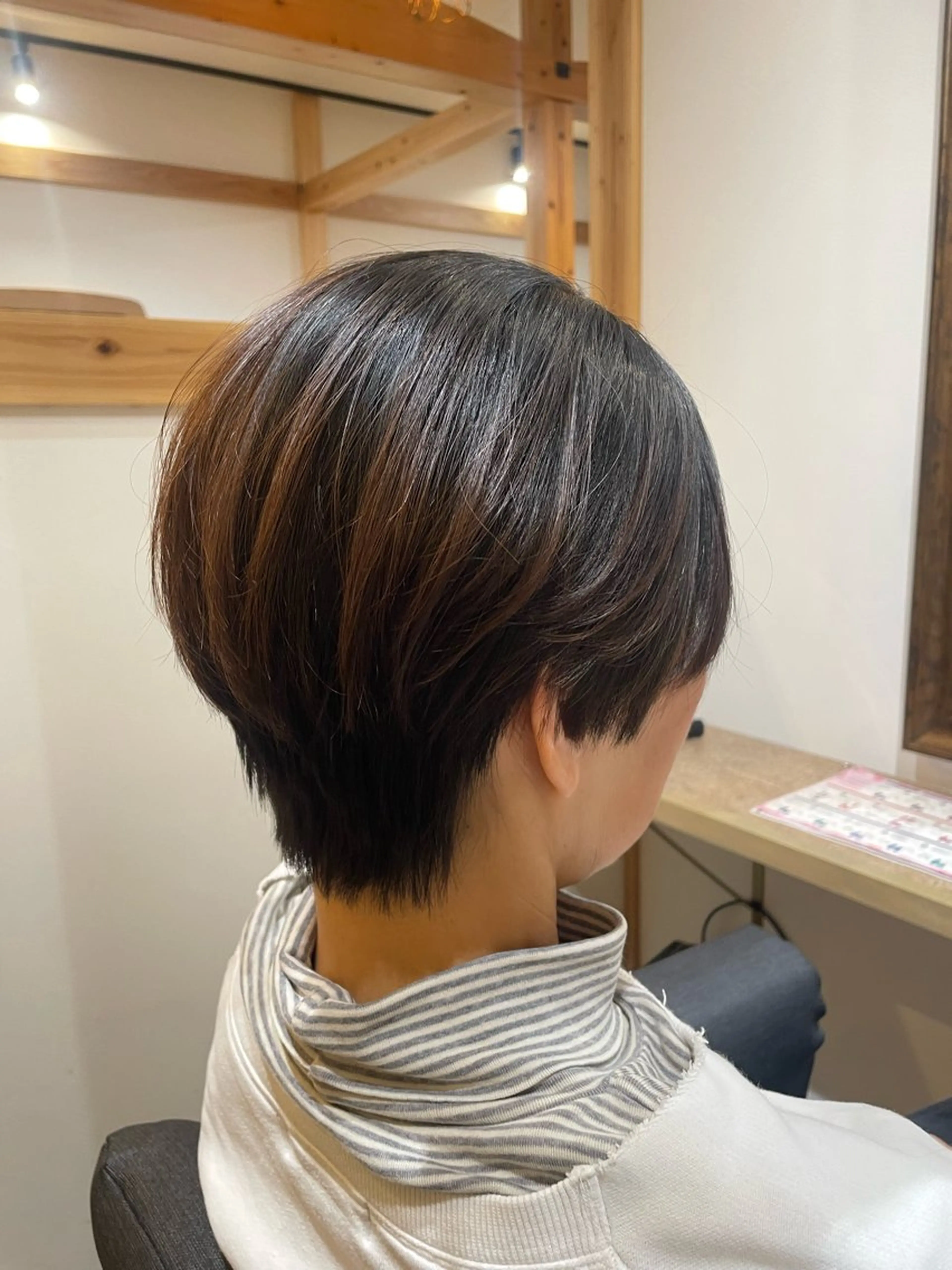 ショート カット パーマ 山口里莉 /ブリーチカラーのヘアスタイル