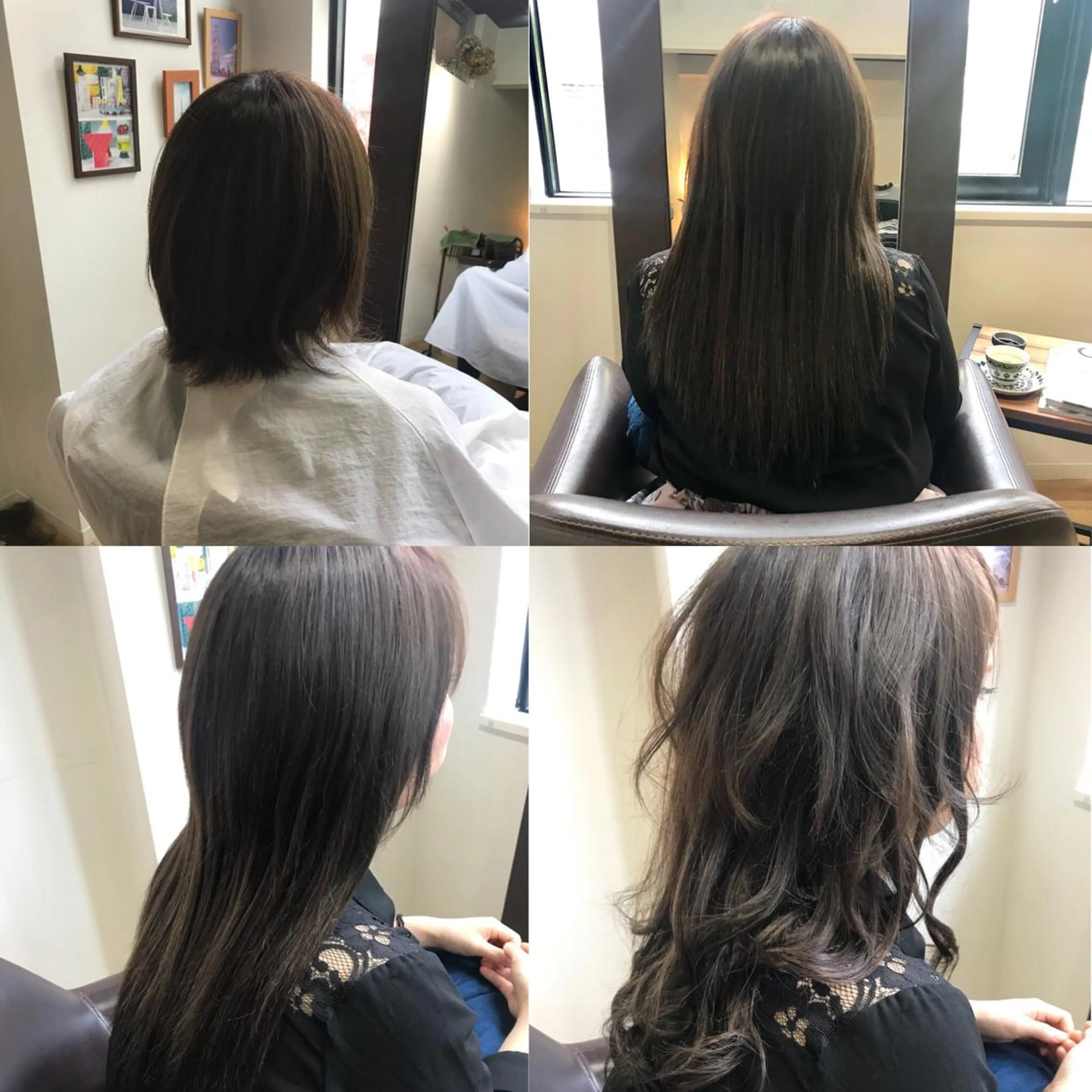 ミディアム カット エクステ Orque 伊藤丈晴のヘアスタイル
