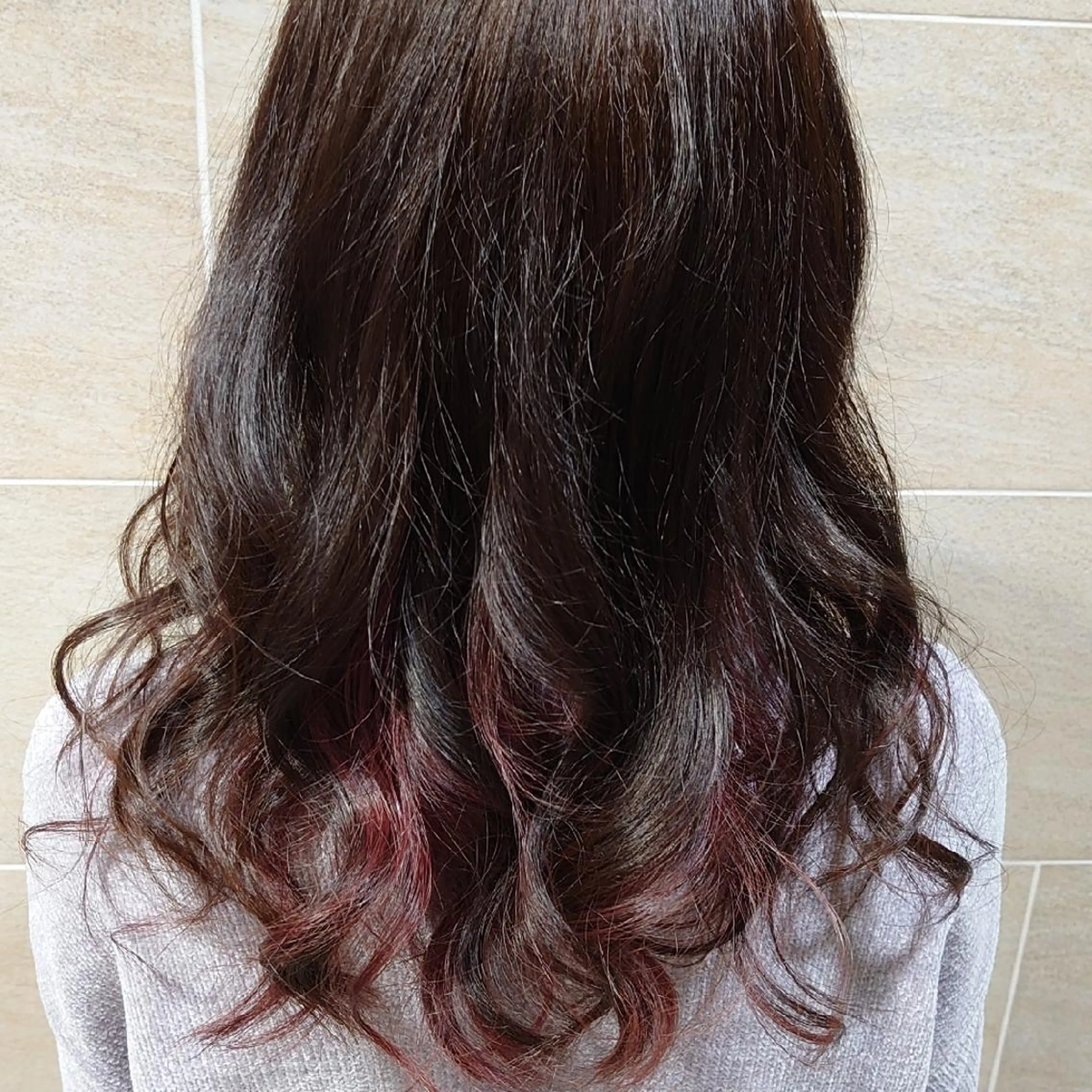 ロング カラー ヘアカラー 宮本  星羅のヘアスタイル