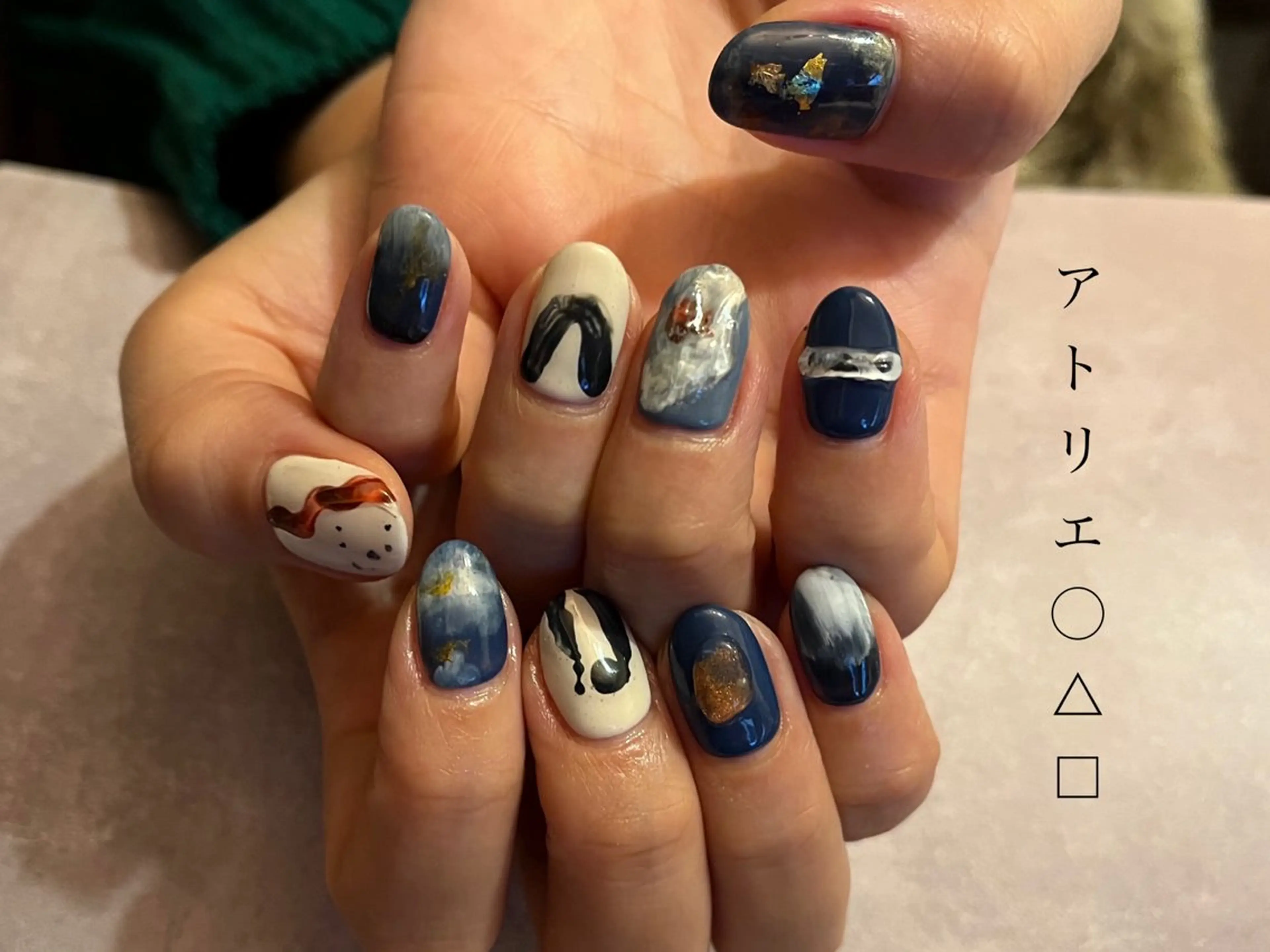 ネイル ハンドネイル アトリエ ○△□のネイルデザイン