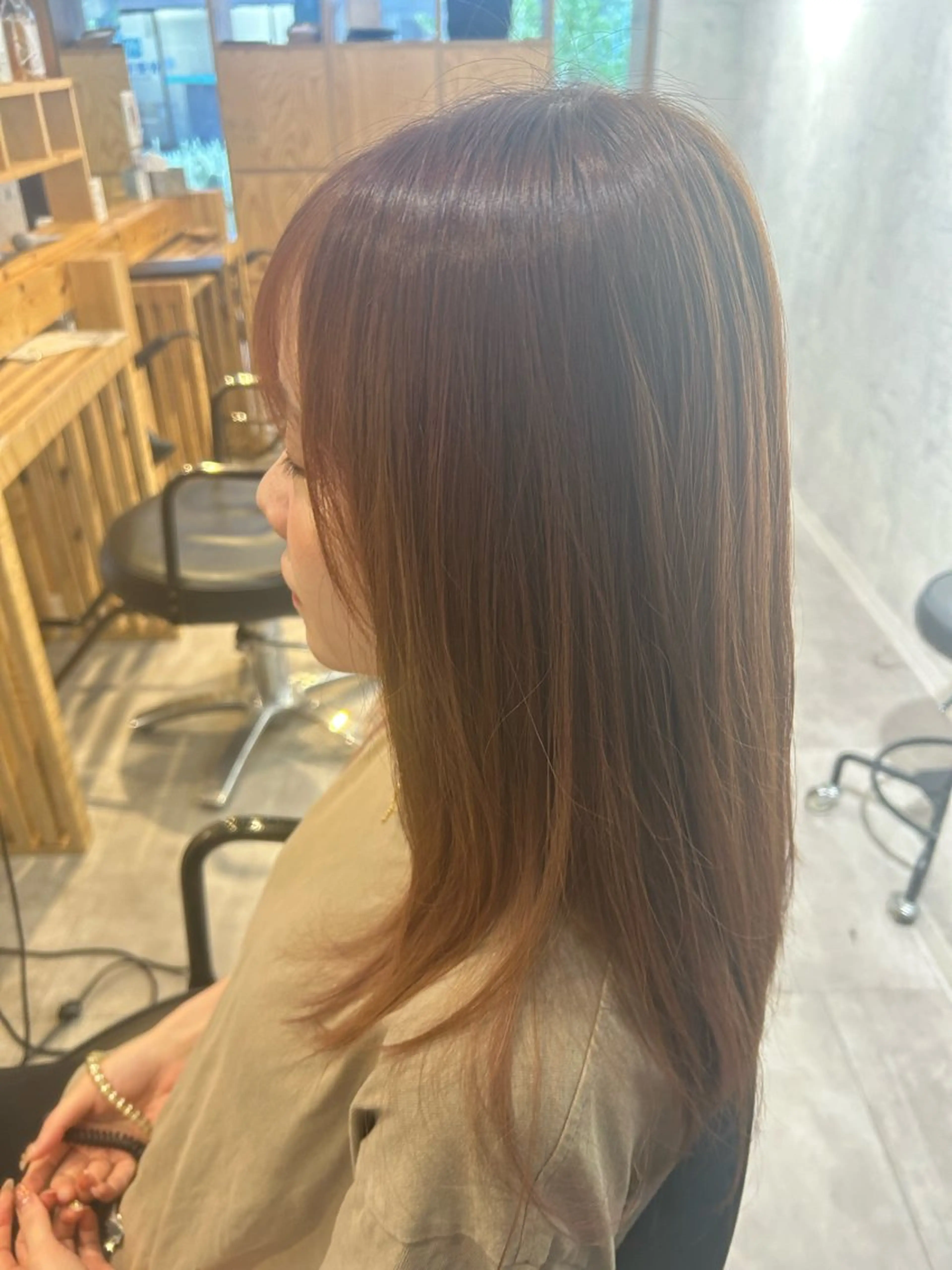 ミディアム カラー ヘアアレンジ ヘアカラー トリートメント Sia中野新橋 『JUNYA』のヘアスタイル