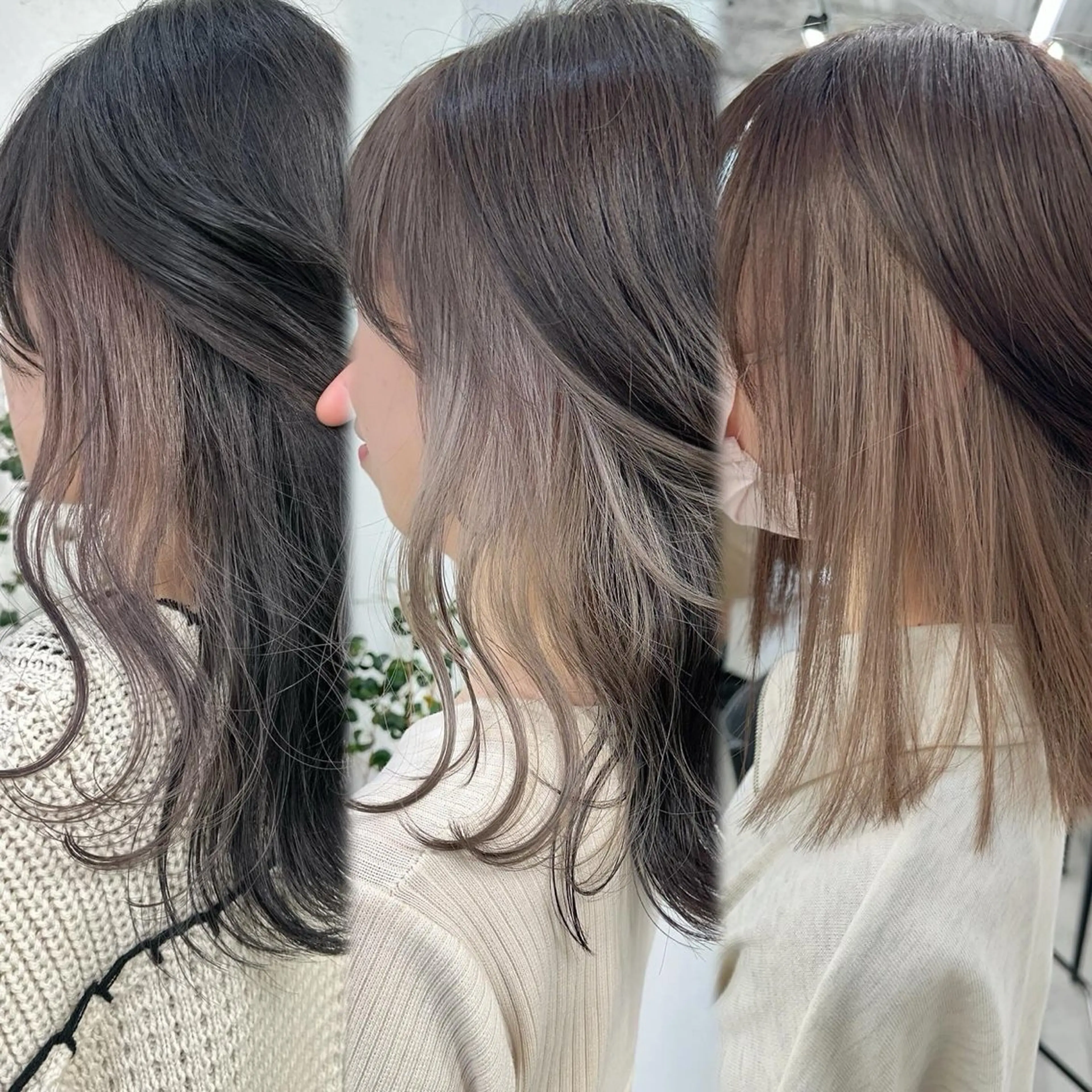 カラー カット ヘアカラー トリートメント ブリーチダブルカラー 【koide】のヘアスタイル
