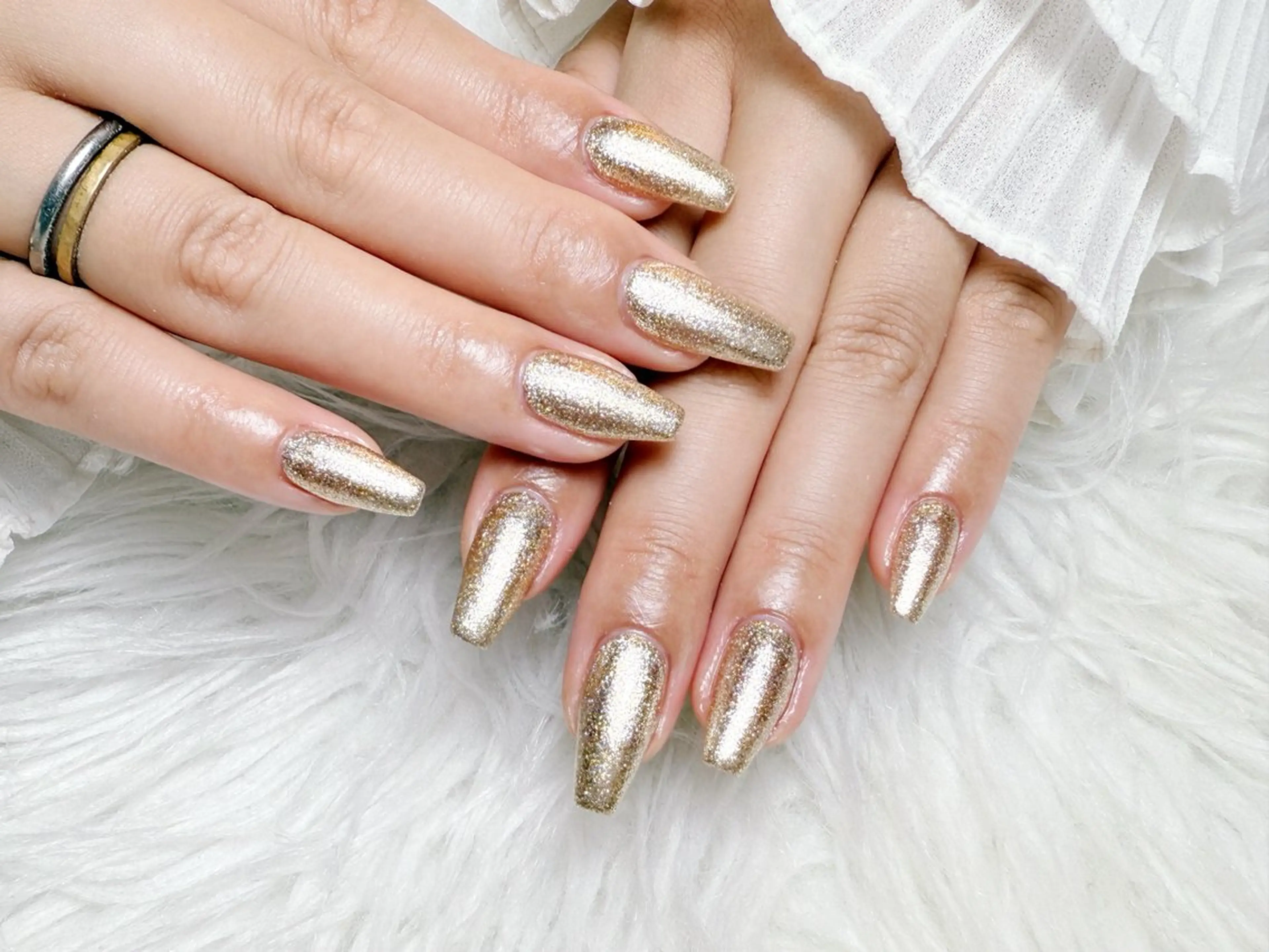ネイル アートネイル チークネイル 長さ出し フラワーネイル フレンチネイル ハンドネイル ☁️Yun nail Outei☁️のネイルデザイン