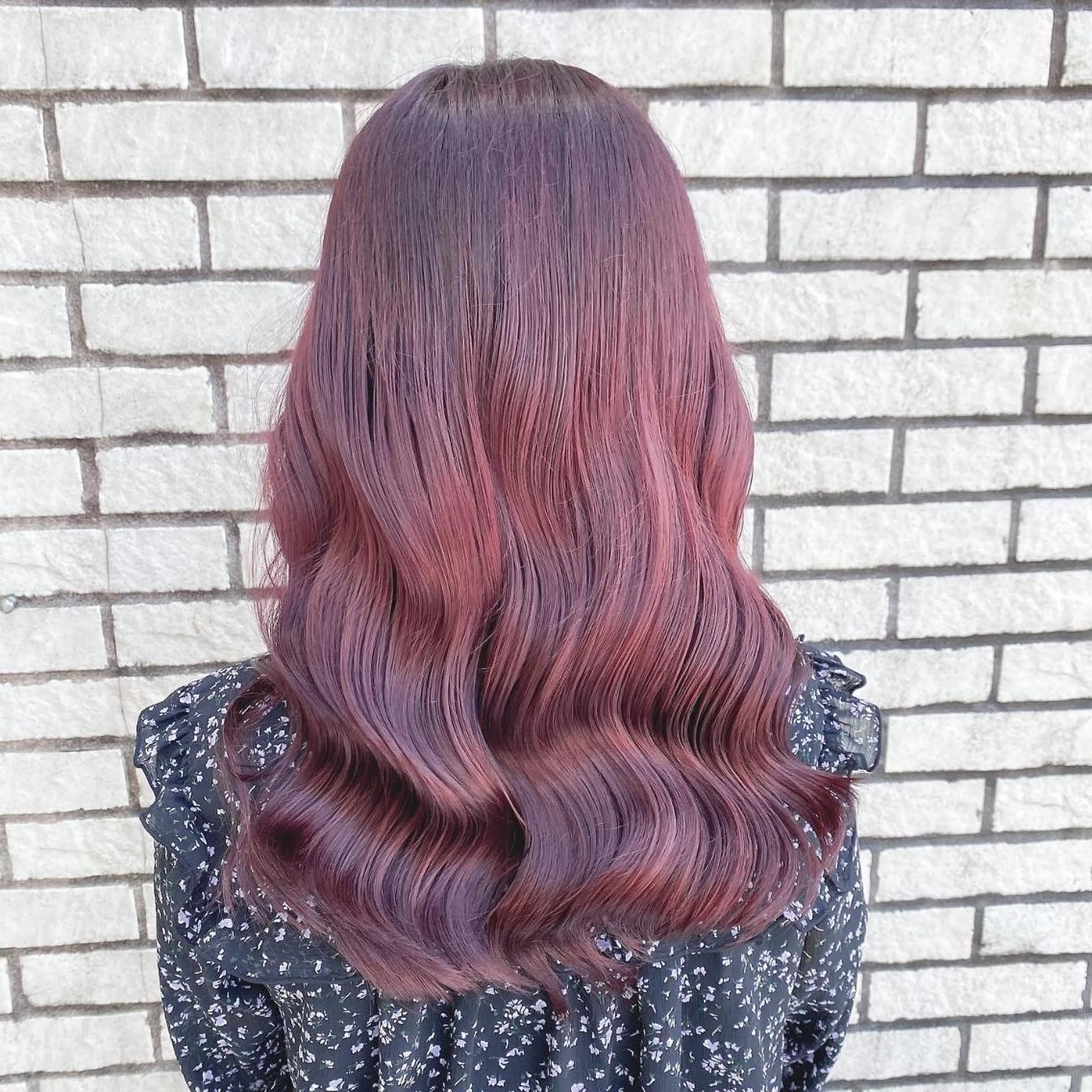 カラー ベージュカラー ブリーチ ボルドーカラー ブラウンカラー グレージュ 艶髪レイヤー屋さん 大澤竜馬のヘアスタイル