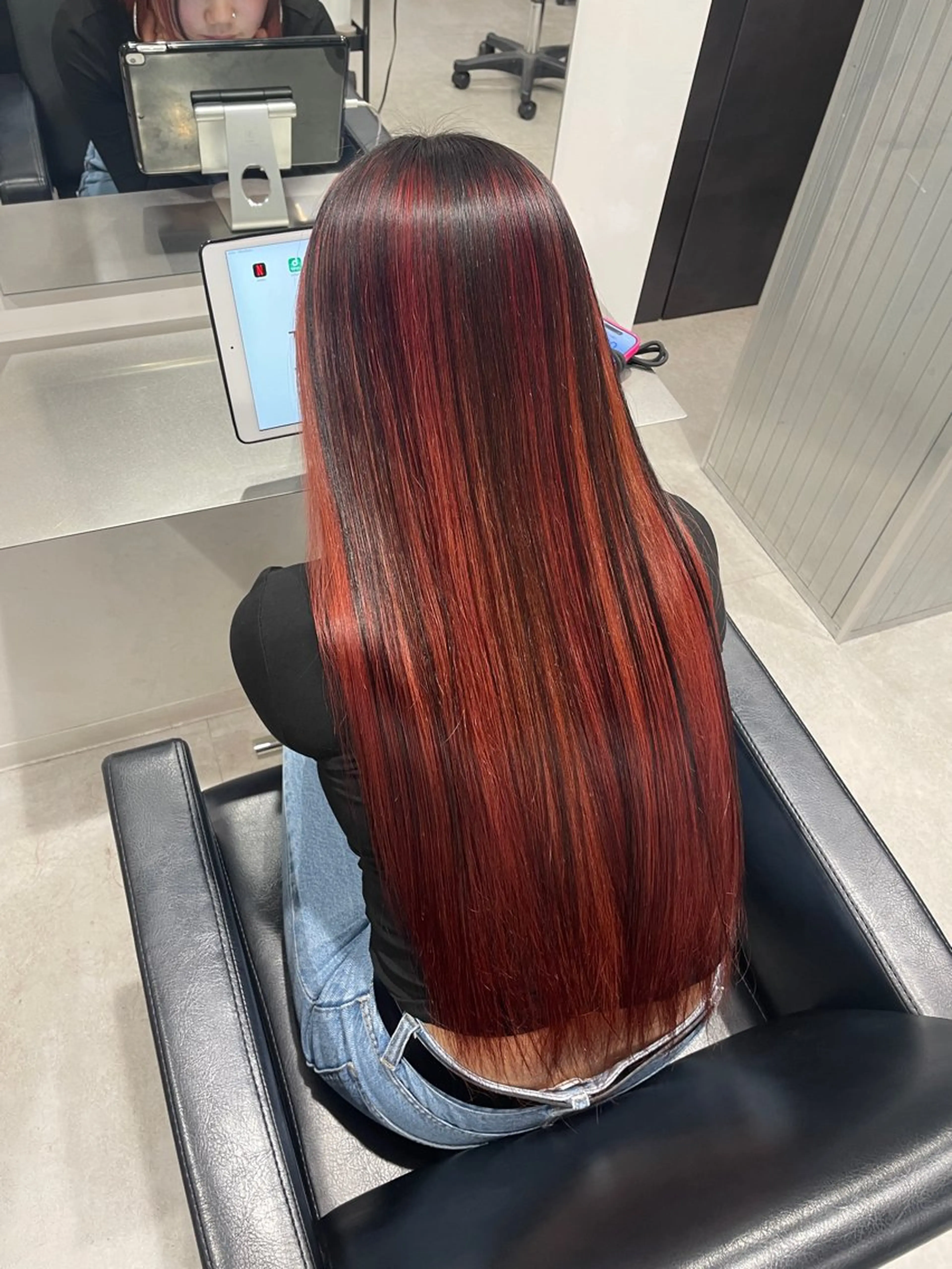 ロング ヘアカラー トリートメント MIHO☾·̩͙⋆ Kroのヘアスタイル