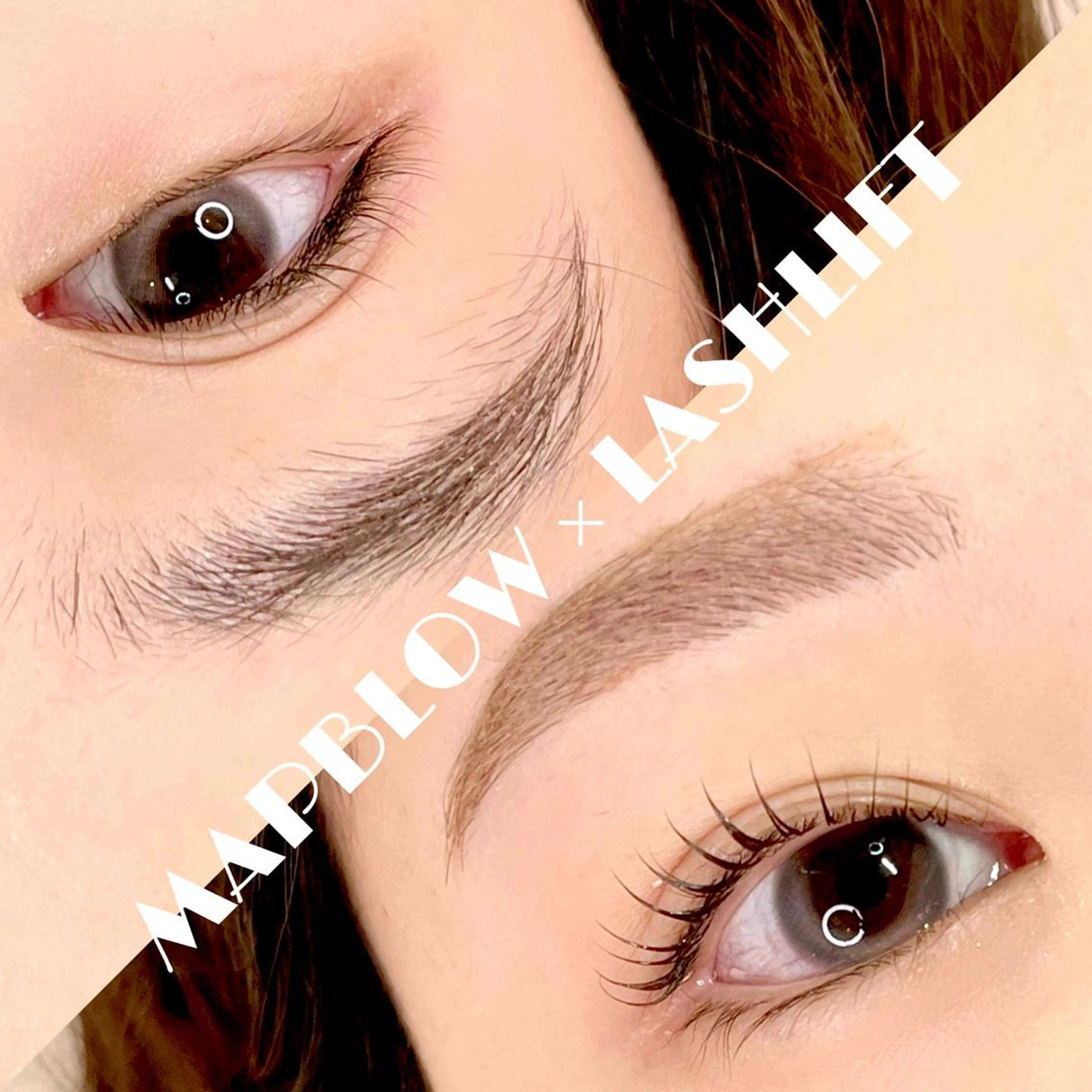 マツエク・マツパ アイブロウ 一重×まつ毛パーマ n9　brow所属・n9　brow sumi.の眉毛・アイブロウイメージ
