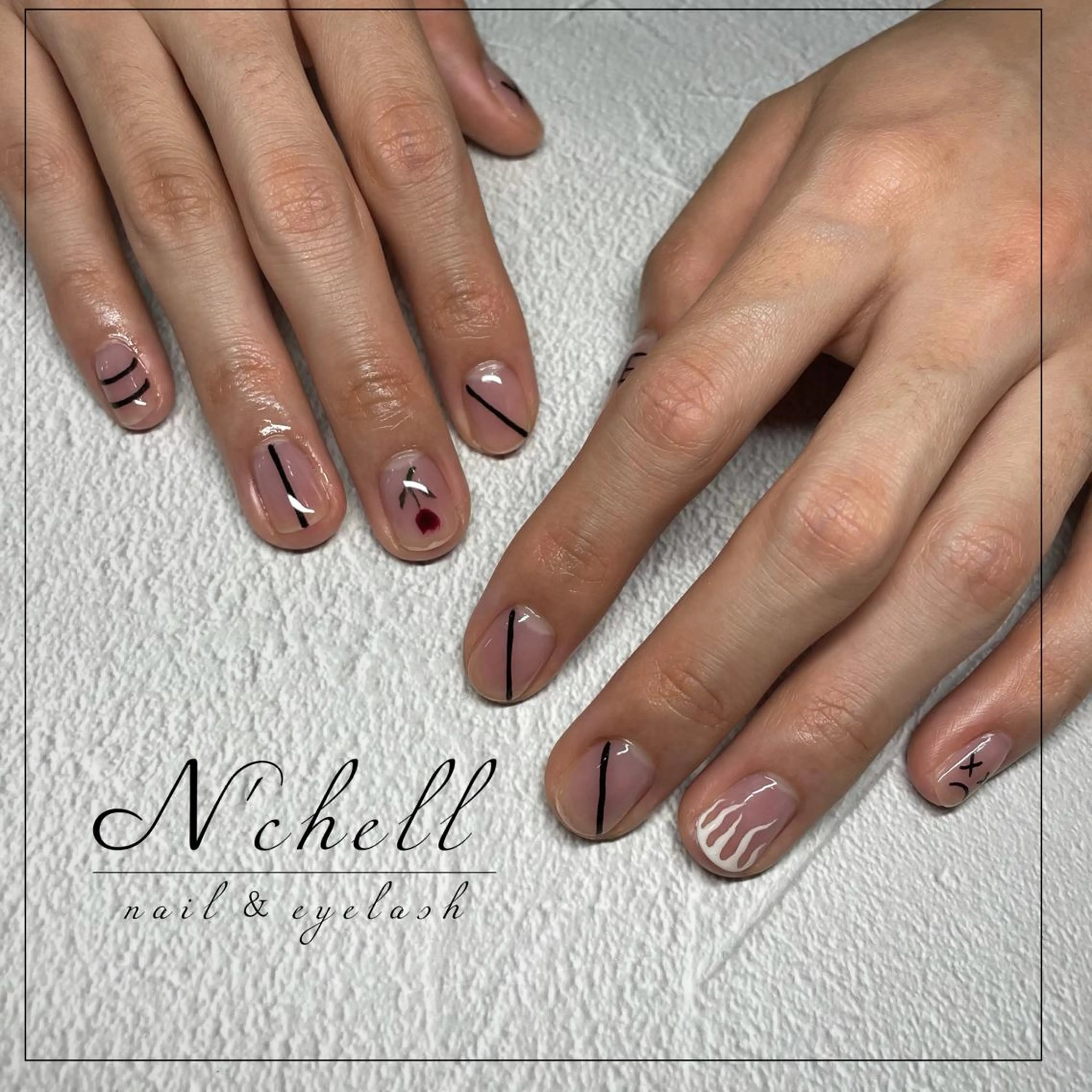 メンズ ネイル メンズネイル ハンドネイル Nailist Aoiのネイルデザイン