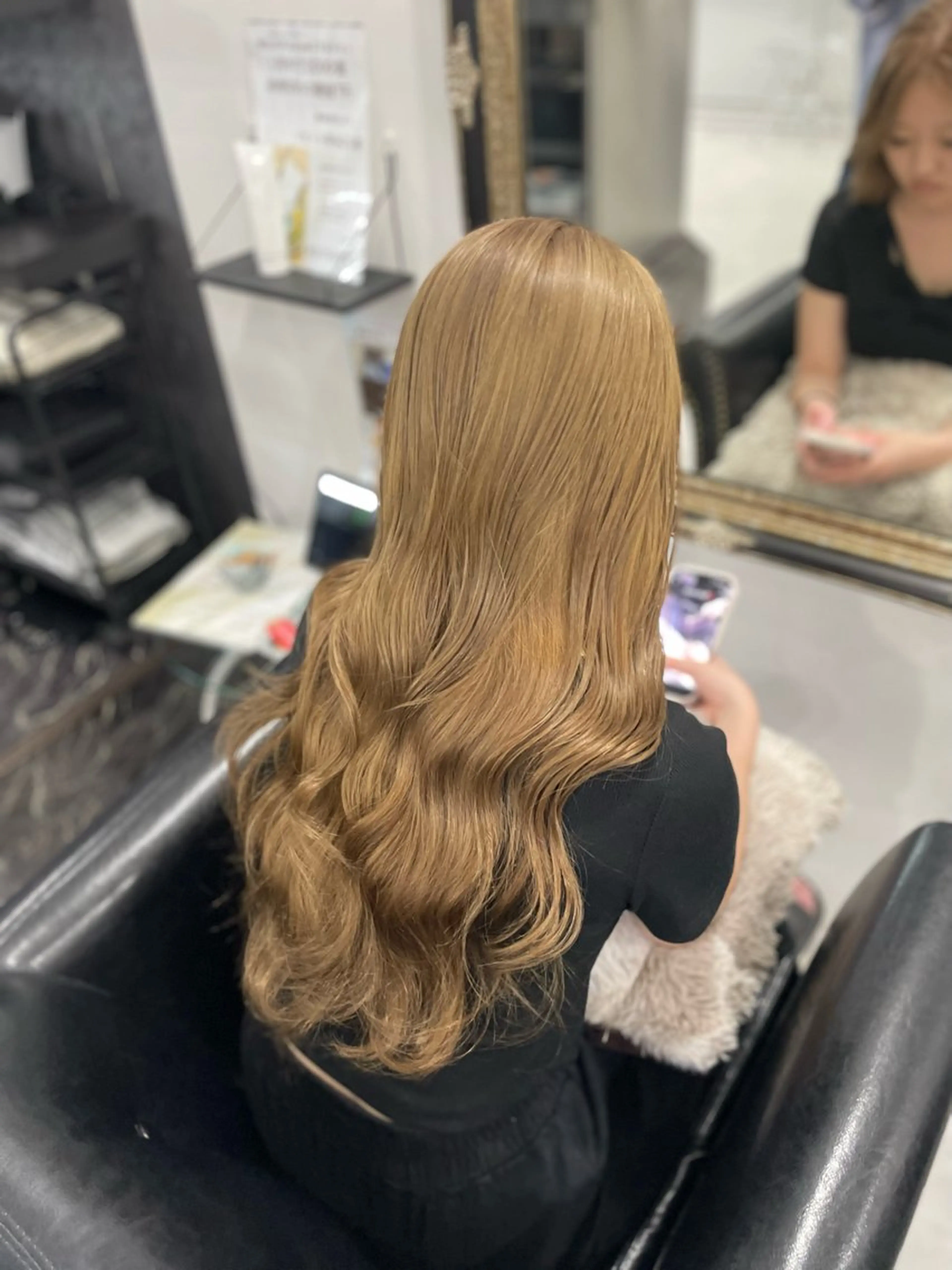 ロング ヘアカラー トリートメント 榊原 朋香のヘアスタイル