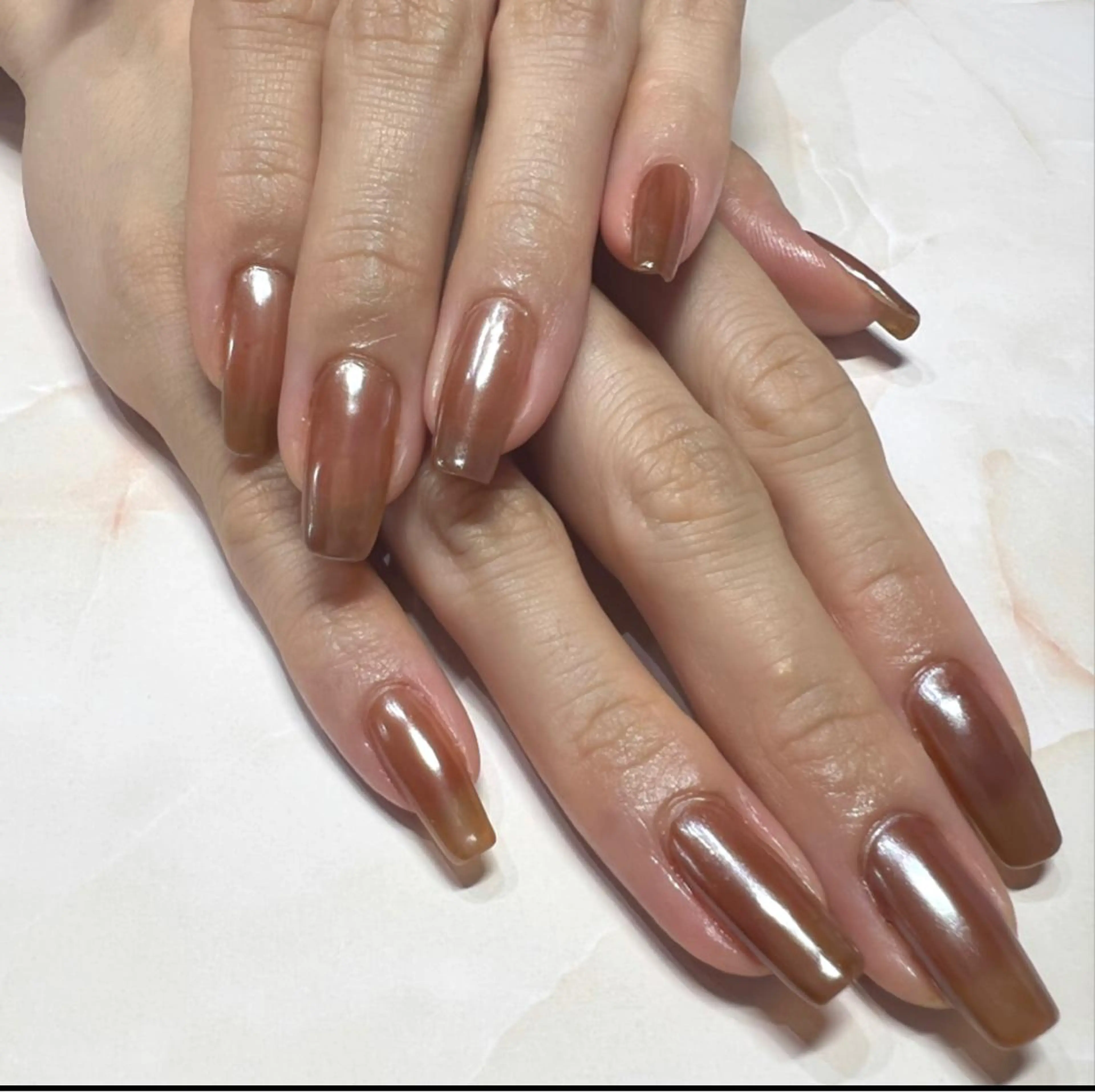 ネイル オーロラネイル フレンチネイル マグネットネイル ミラーネイル ワンカラーネイル LeaLea nails.のネイルデザイン