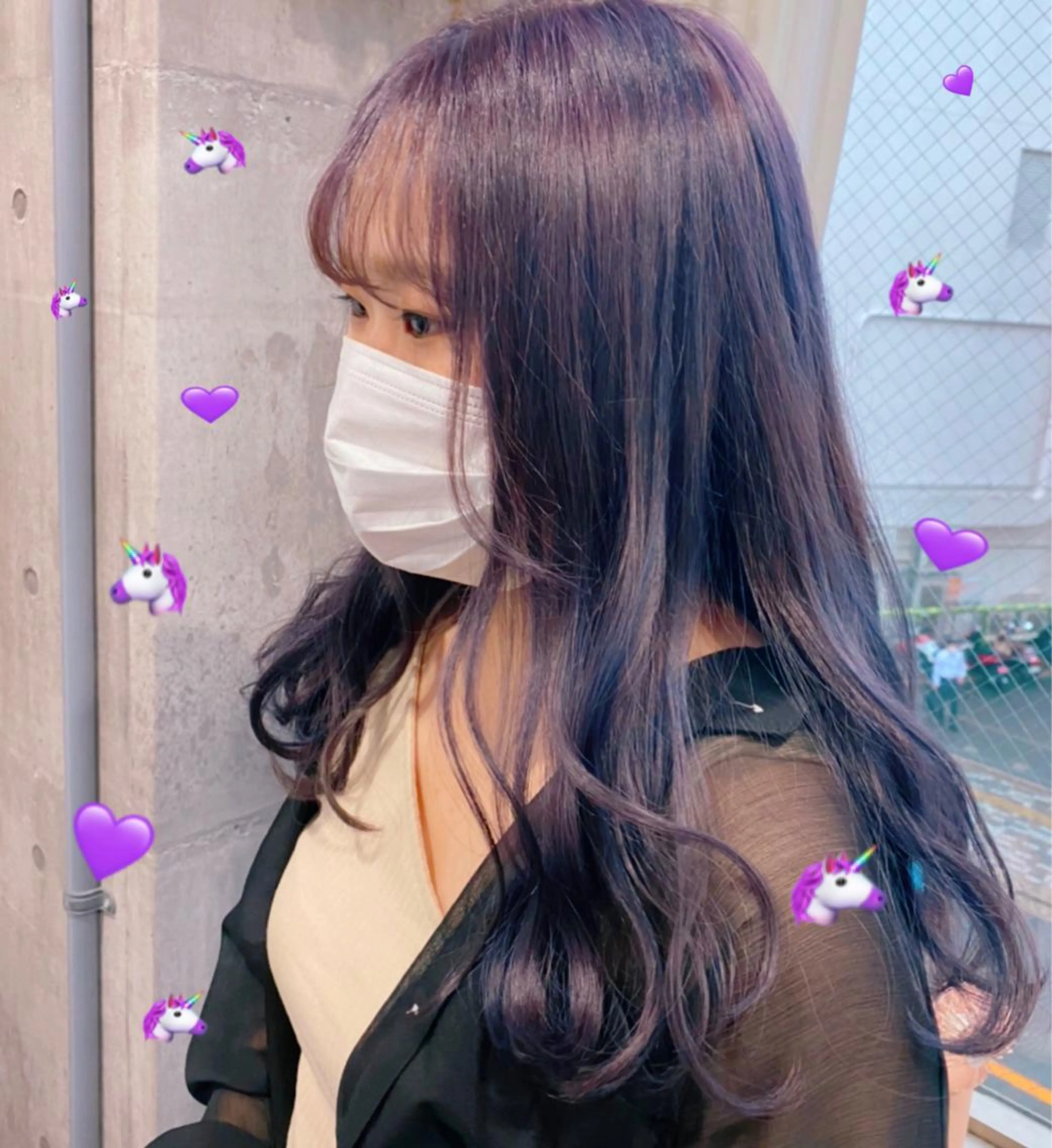 ロング カラー SOY-KUFU高田馬場所属・レイヤー♡艶髪♡ 韓国風♡加藤あゆみのヘアスタイル