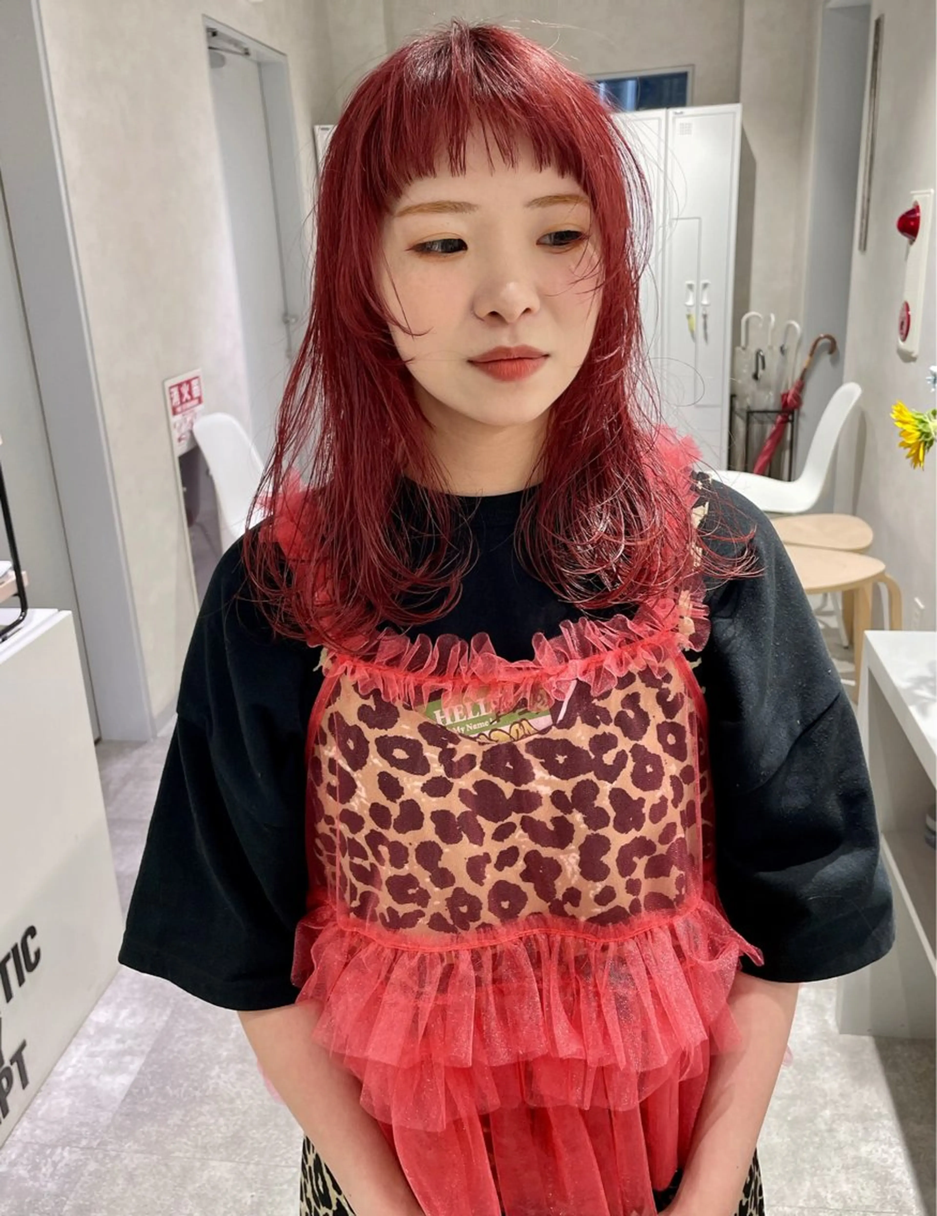 セミロング 細山田 りゅうせいのヘアスタイル