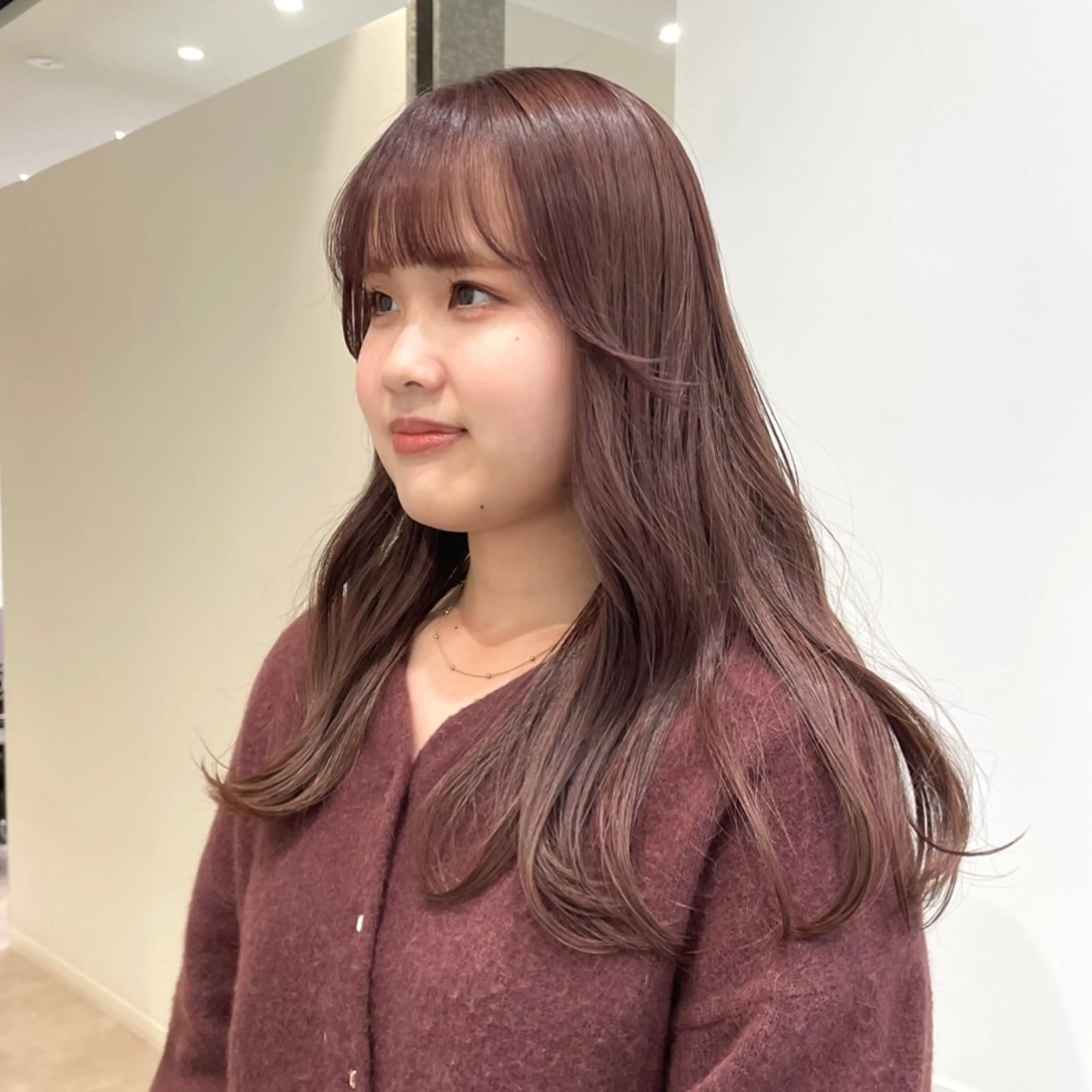 ロング カラー ベージュカラー ブリーチ 透明感カラー ダブルカラー ピンクカラー ヘアカラー GO TODAY 新宿Aura店所属・ベージュ🤎透明感 カラー🤎anriのヘアスタイル