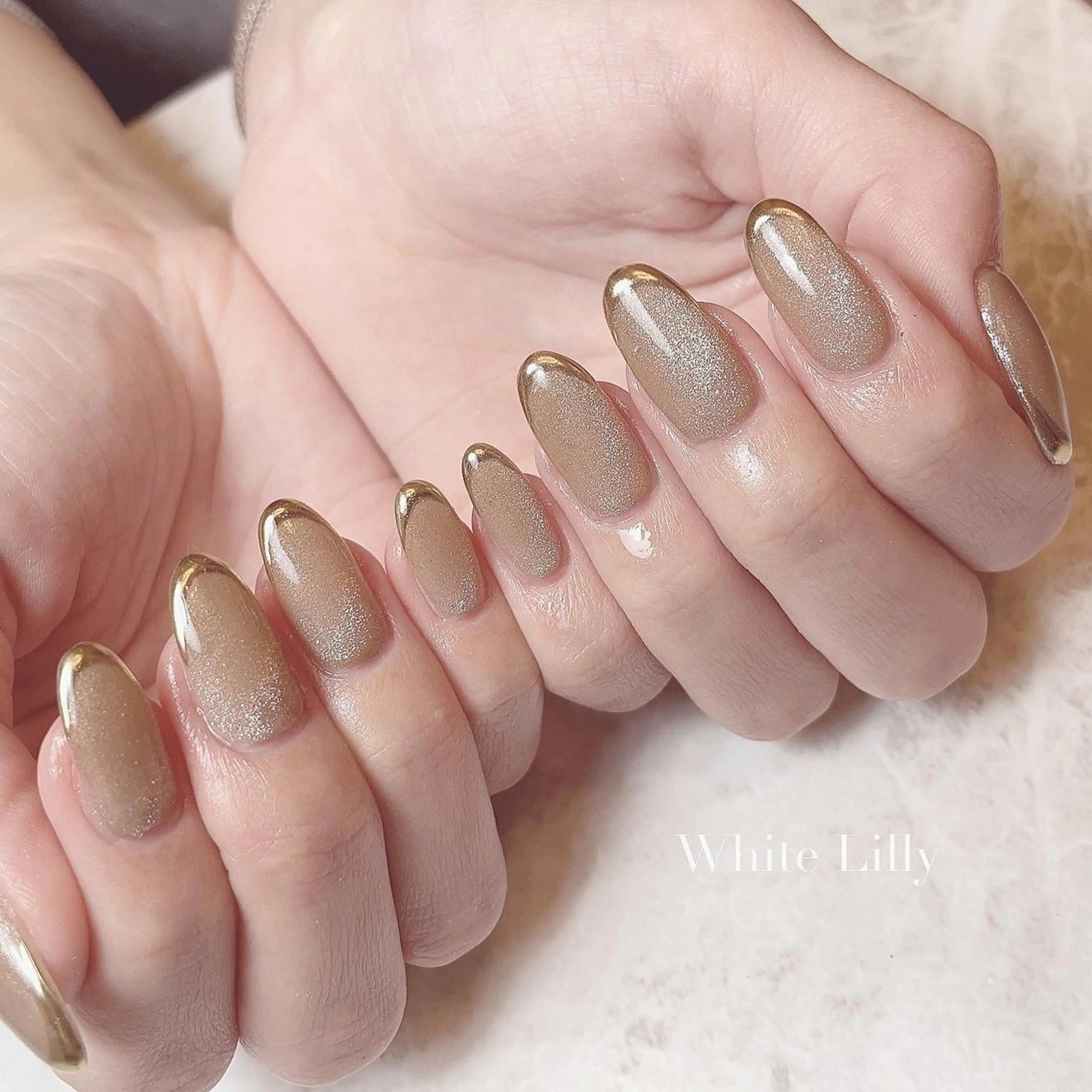 ネイル ハンドネイル White lily所属・牧田 雅世のネイルデザイン