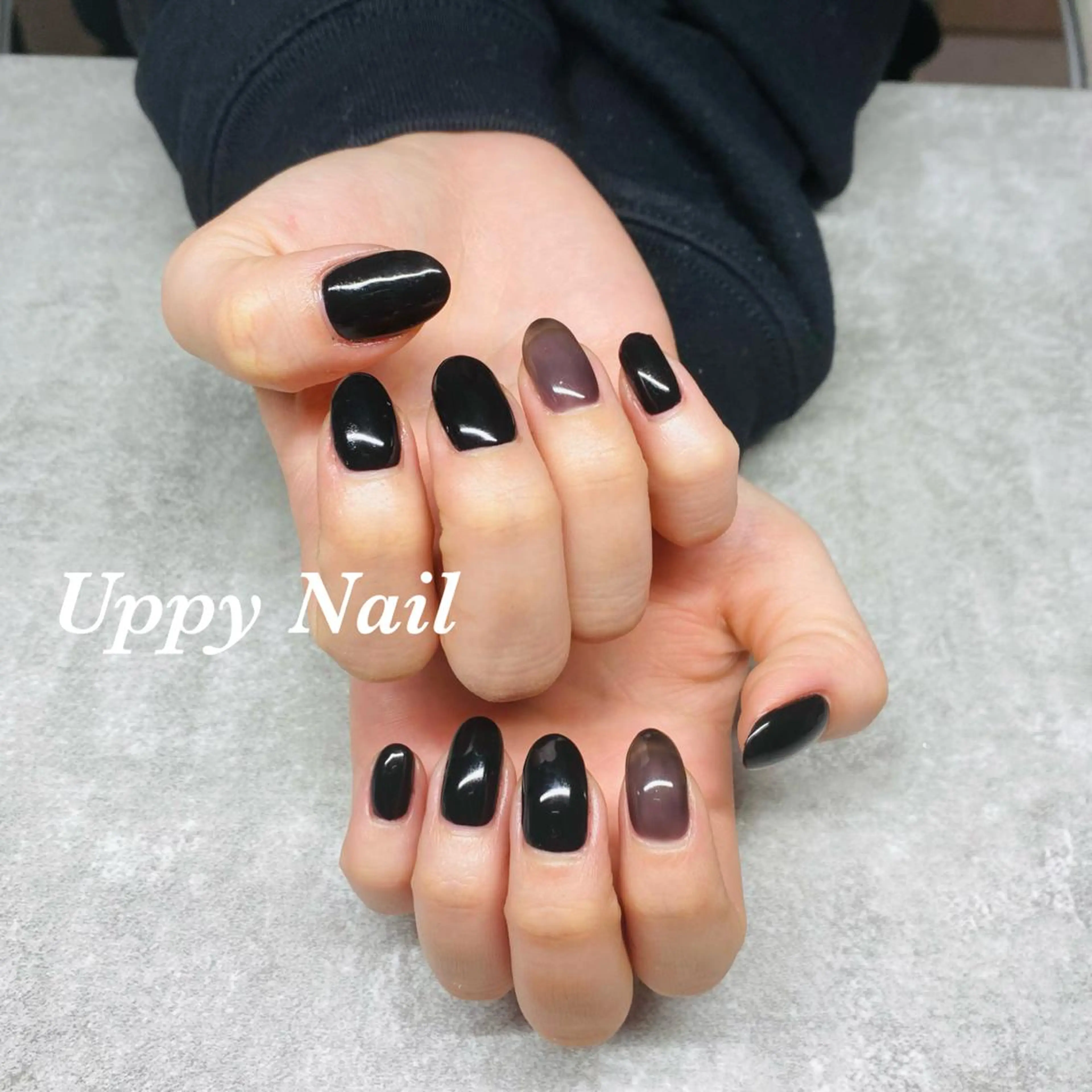ネイル ワンカラーネイル シンプルネイル ハンドネイル Uppy Nail ukyoのネイルデザイン