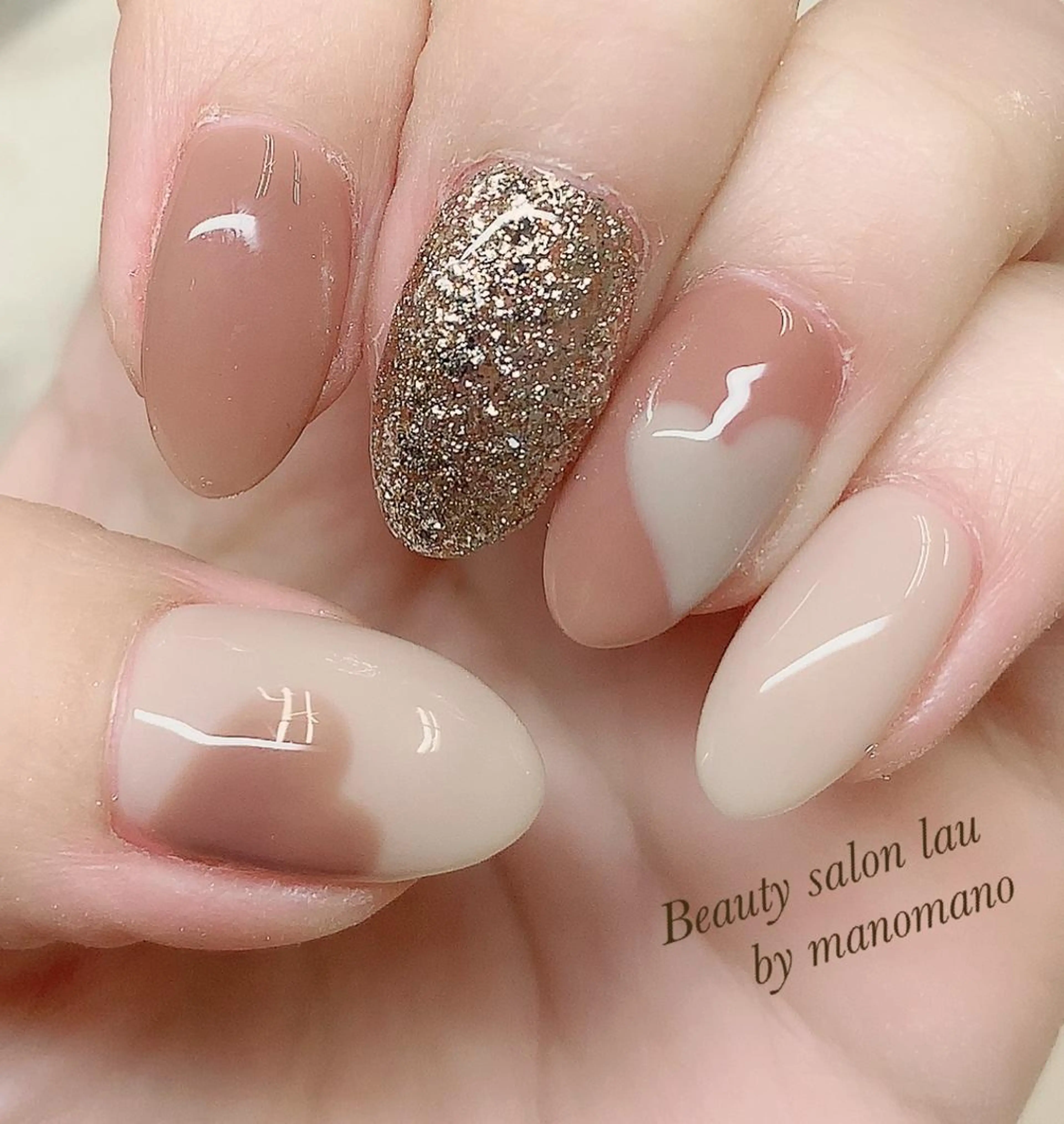 ネイル ラウバイマノマノ なかざとのネイルデザイン