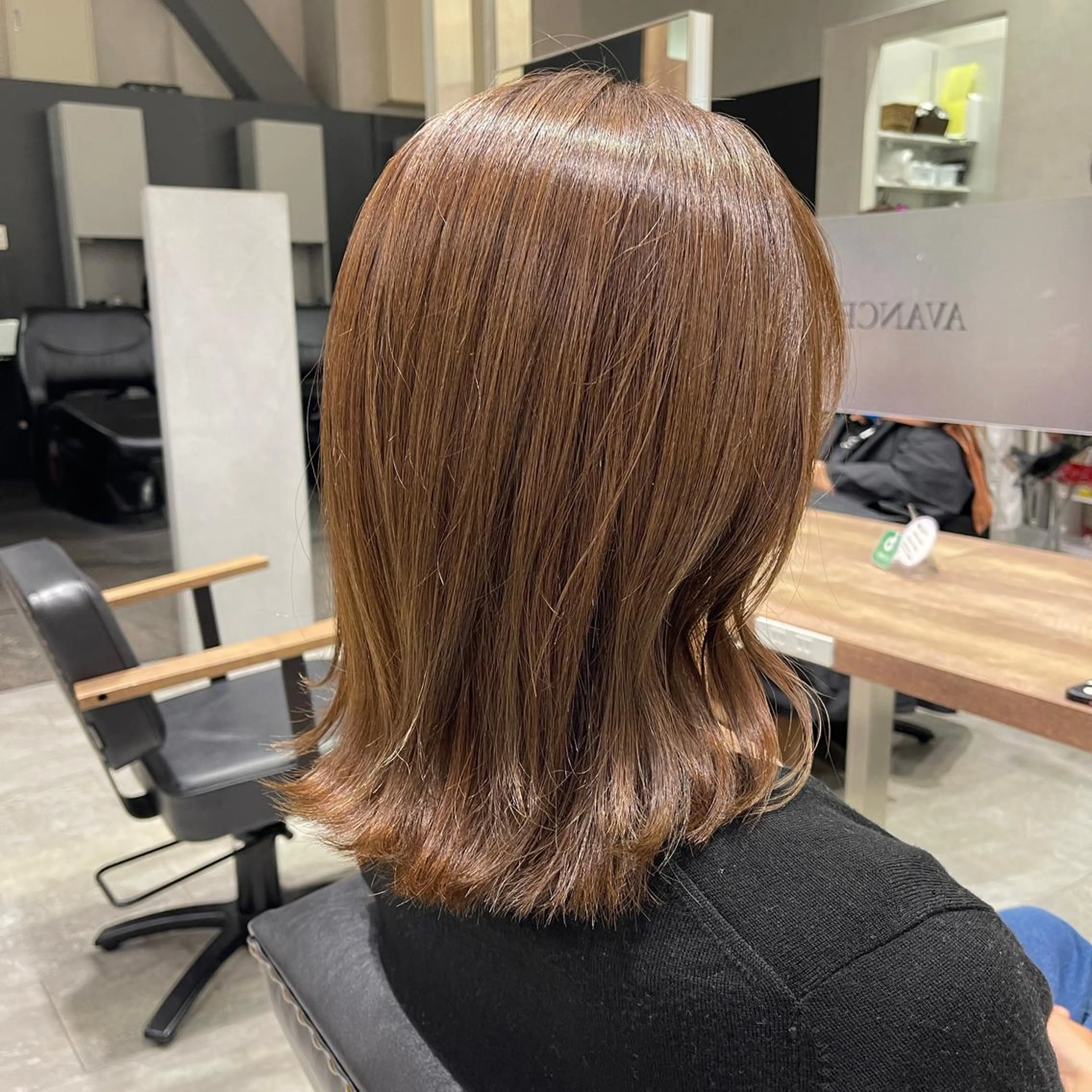 ミディアム カット ヘアカラー AVANCE.セブンパーク天美松原店所属・髪質改善/レイヤー ✨平沼佑麻✨のヘアスタイル