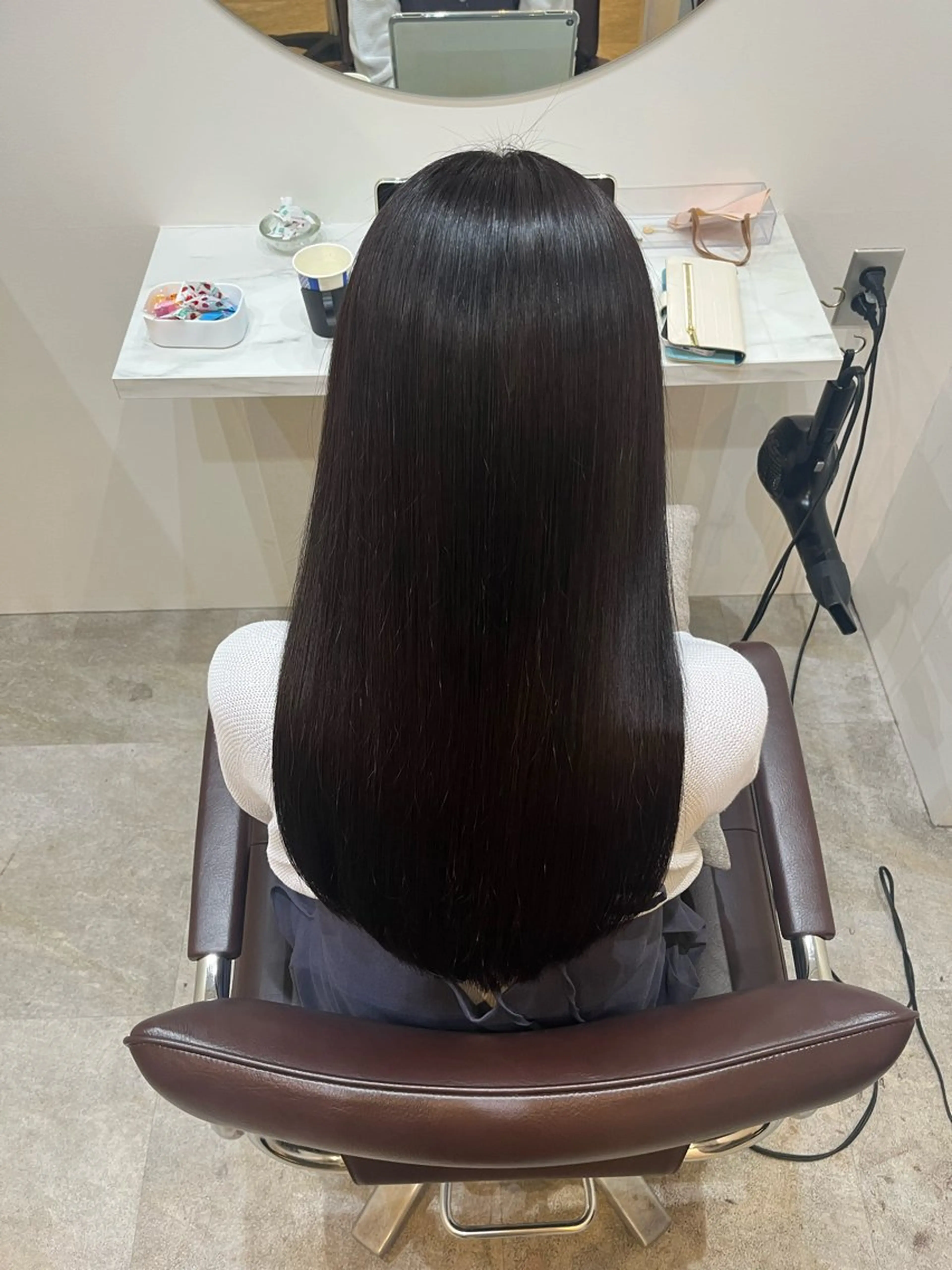 ロング カラー カット ヘアカラー トリートメント 【髪質改善　艶髪】 布川　莉穂のヘアスタイル