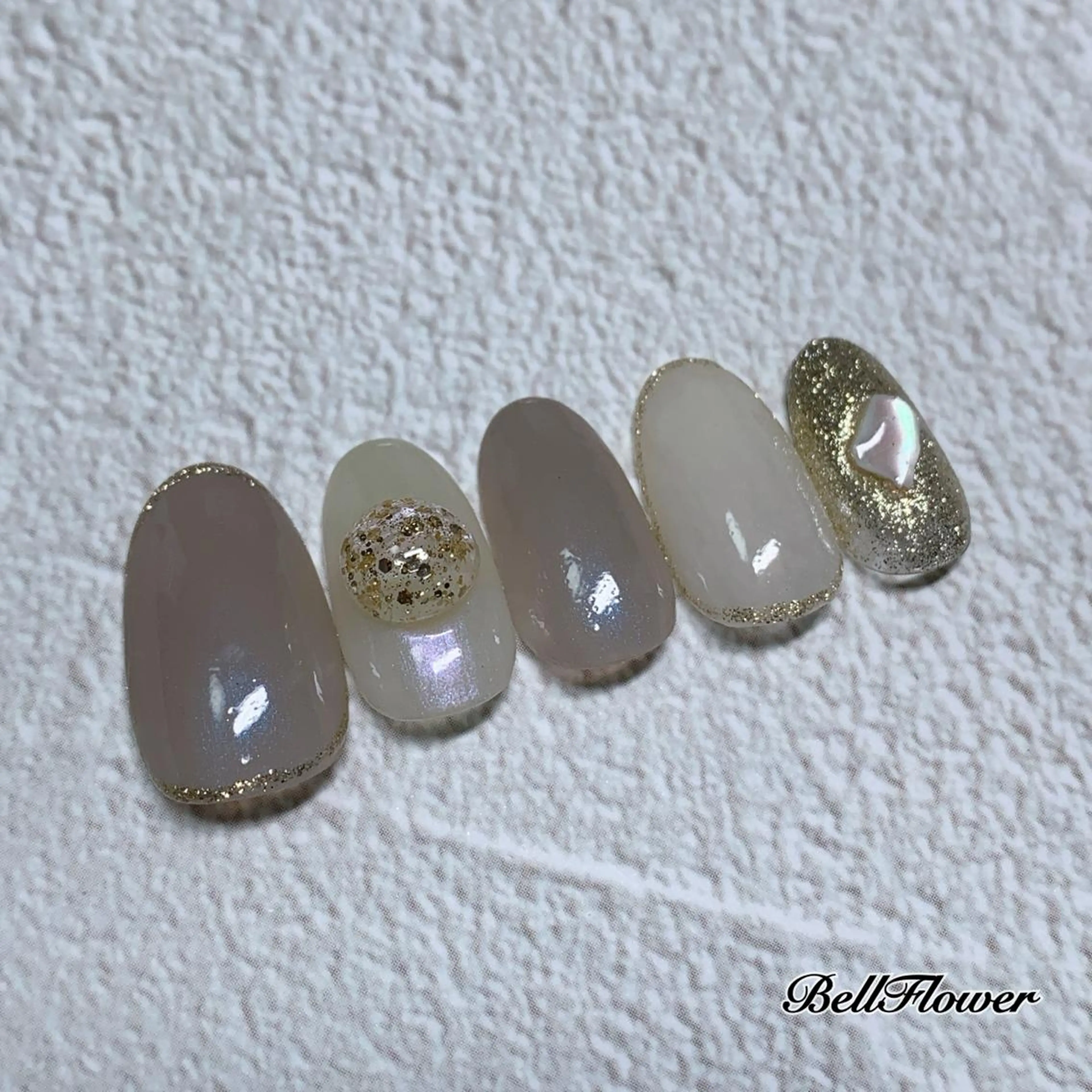 ネイル ハンドネイル Bell Flowerのネイルデザイン