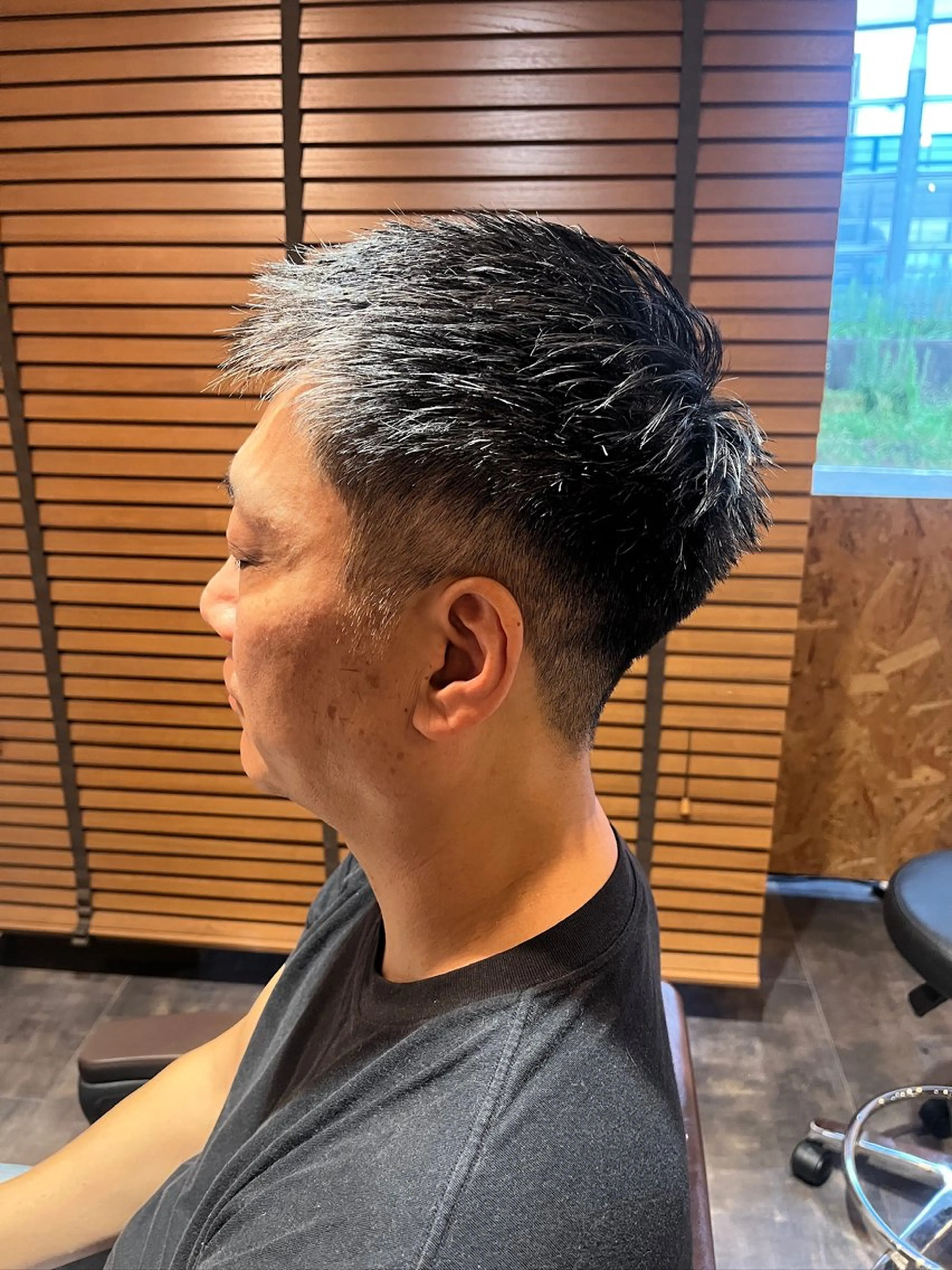 メンズカット 短髪限定の写真