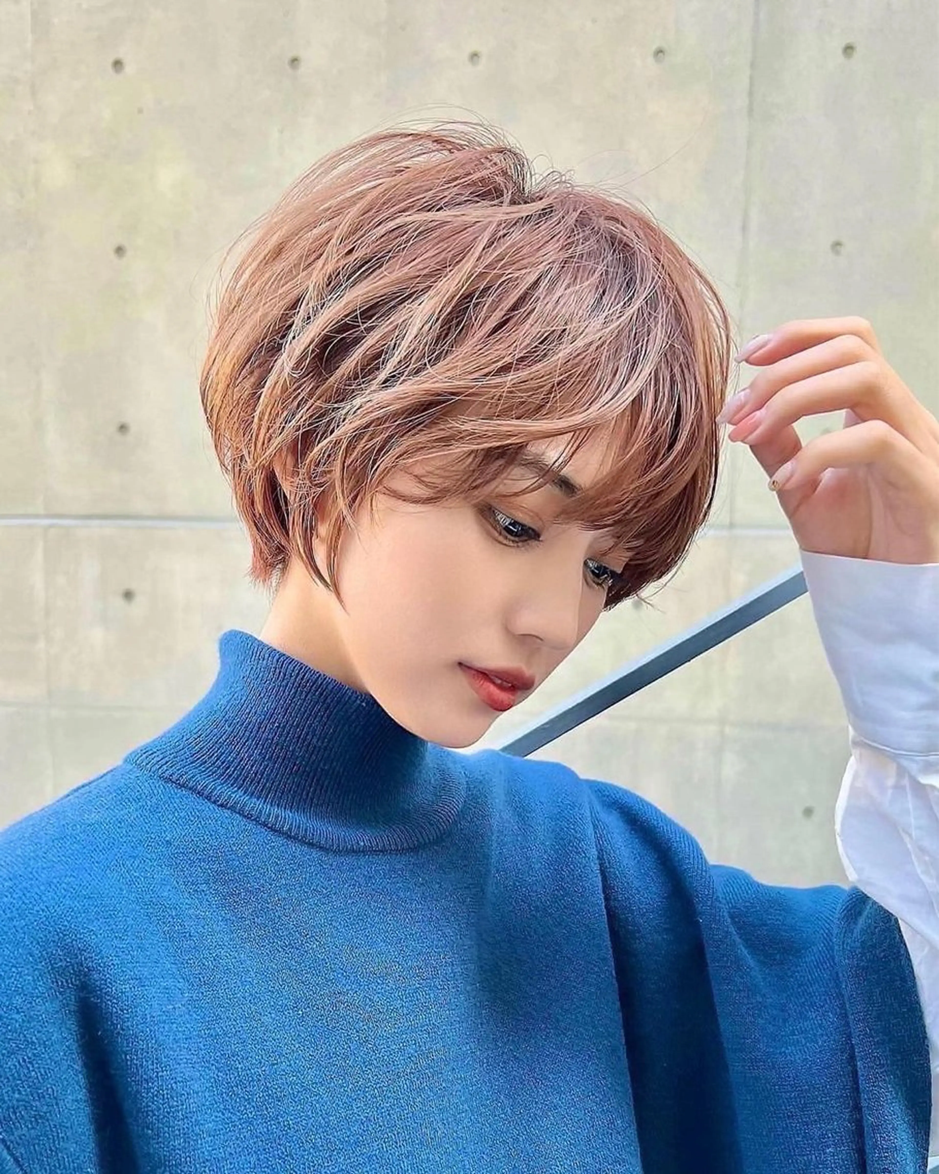 ショート ケアブリーチ✖️ 似合わせショート✨のヘアスタイル