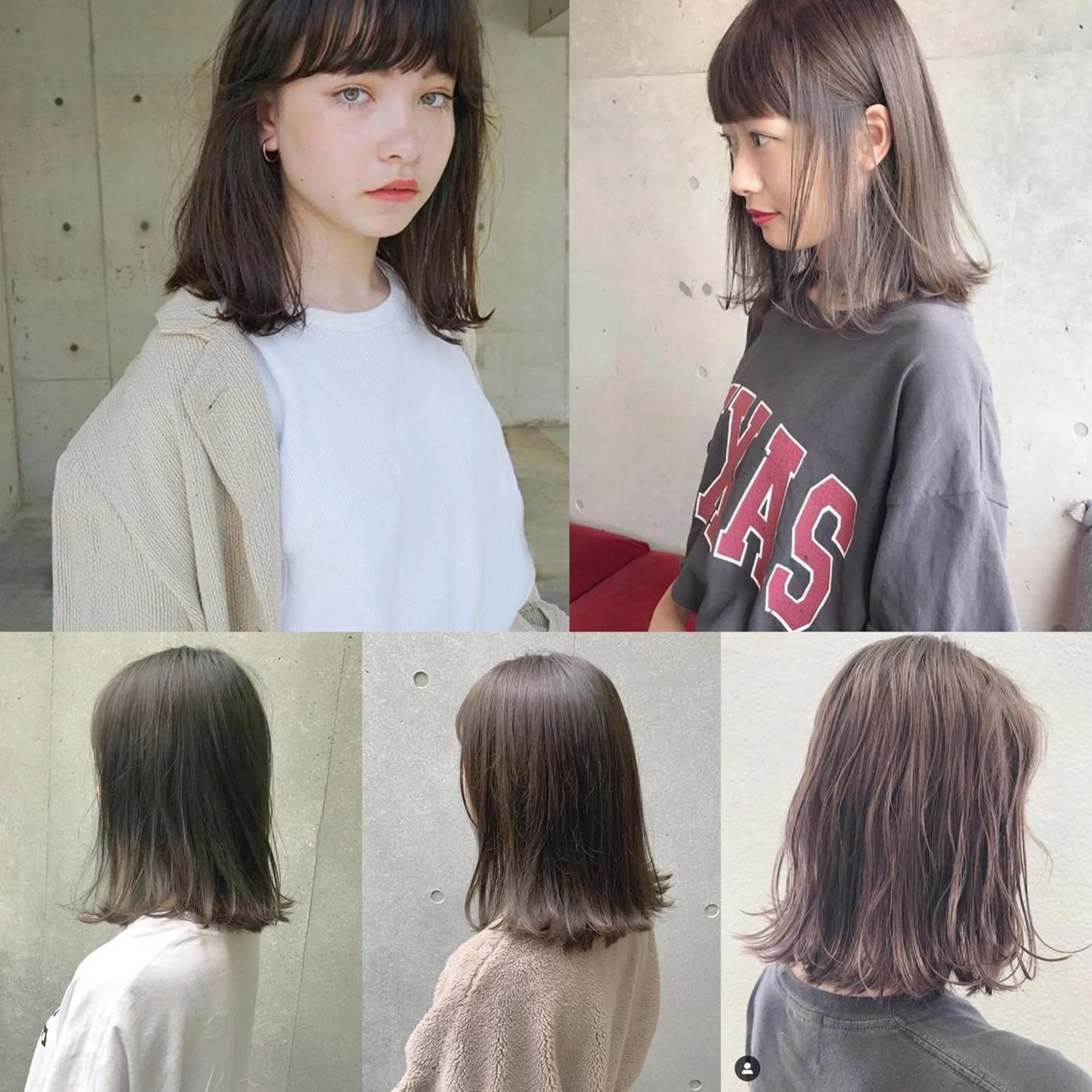 セミロング emme MIHO♡のヘアスタイル